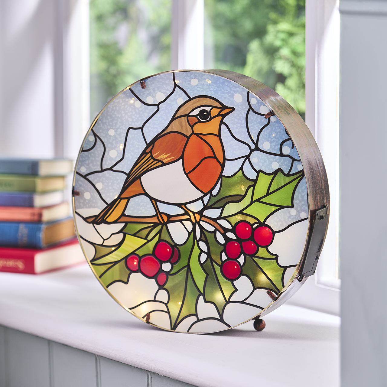 Festive Robin Light
