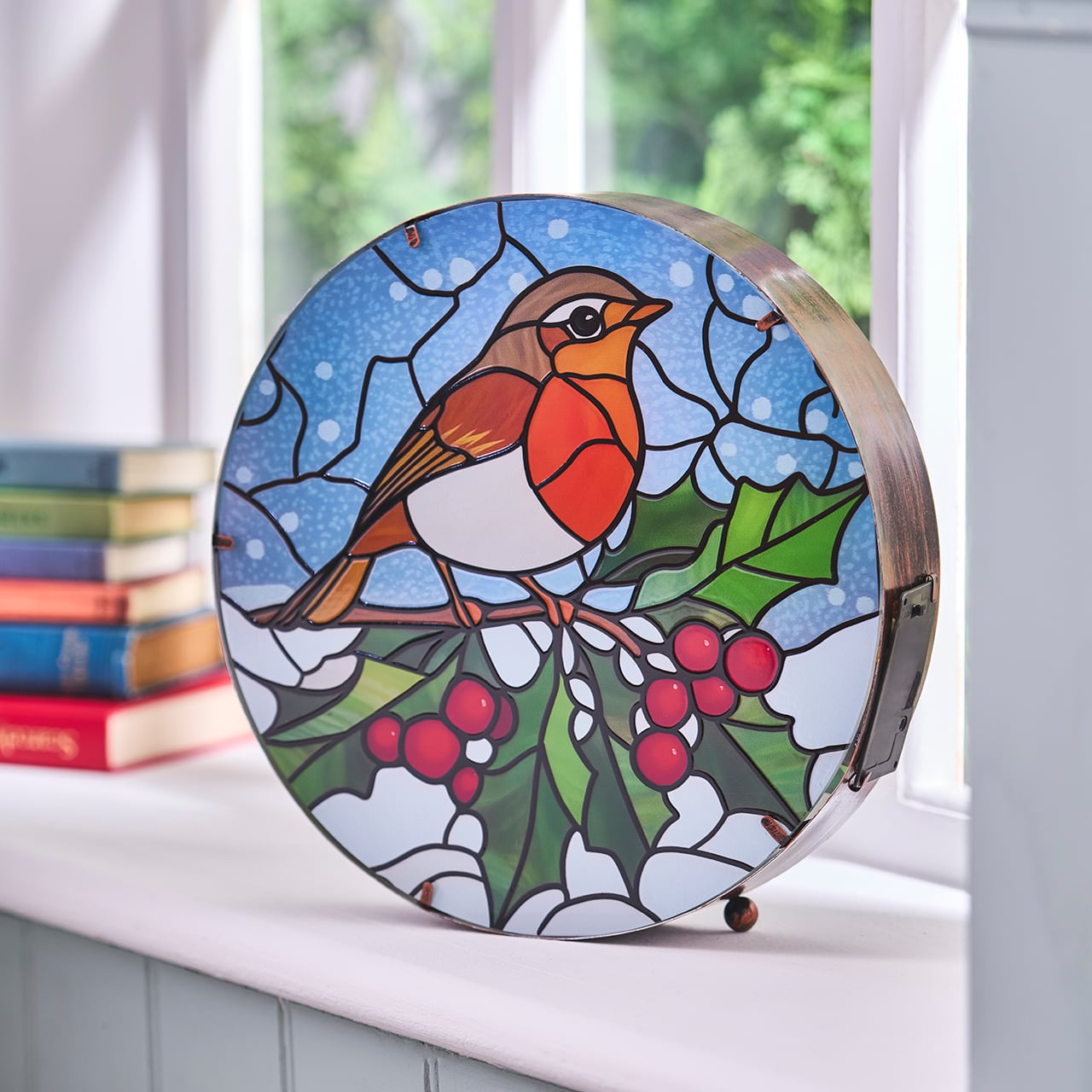 Festive Robin Light