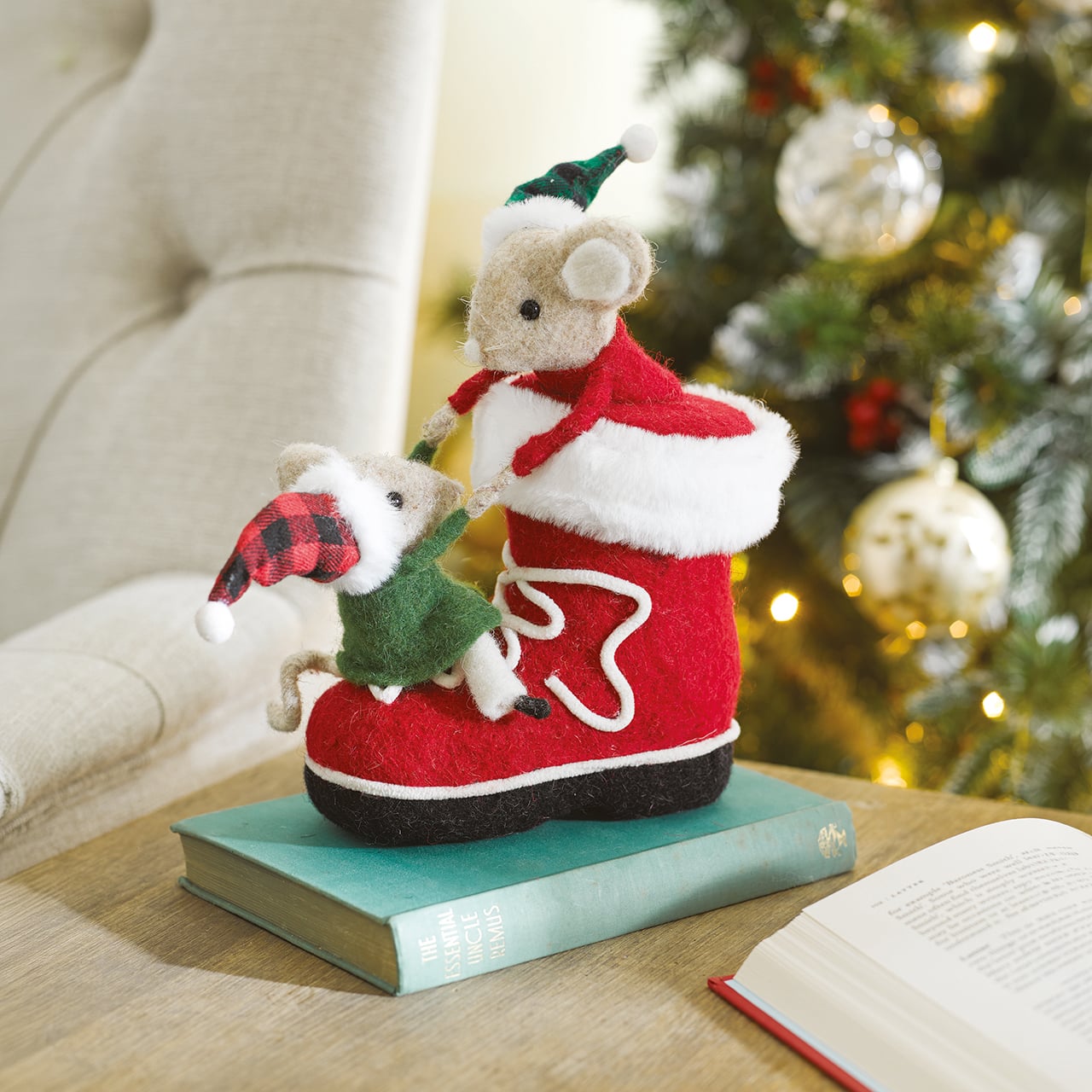 Mice in Santa Boot