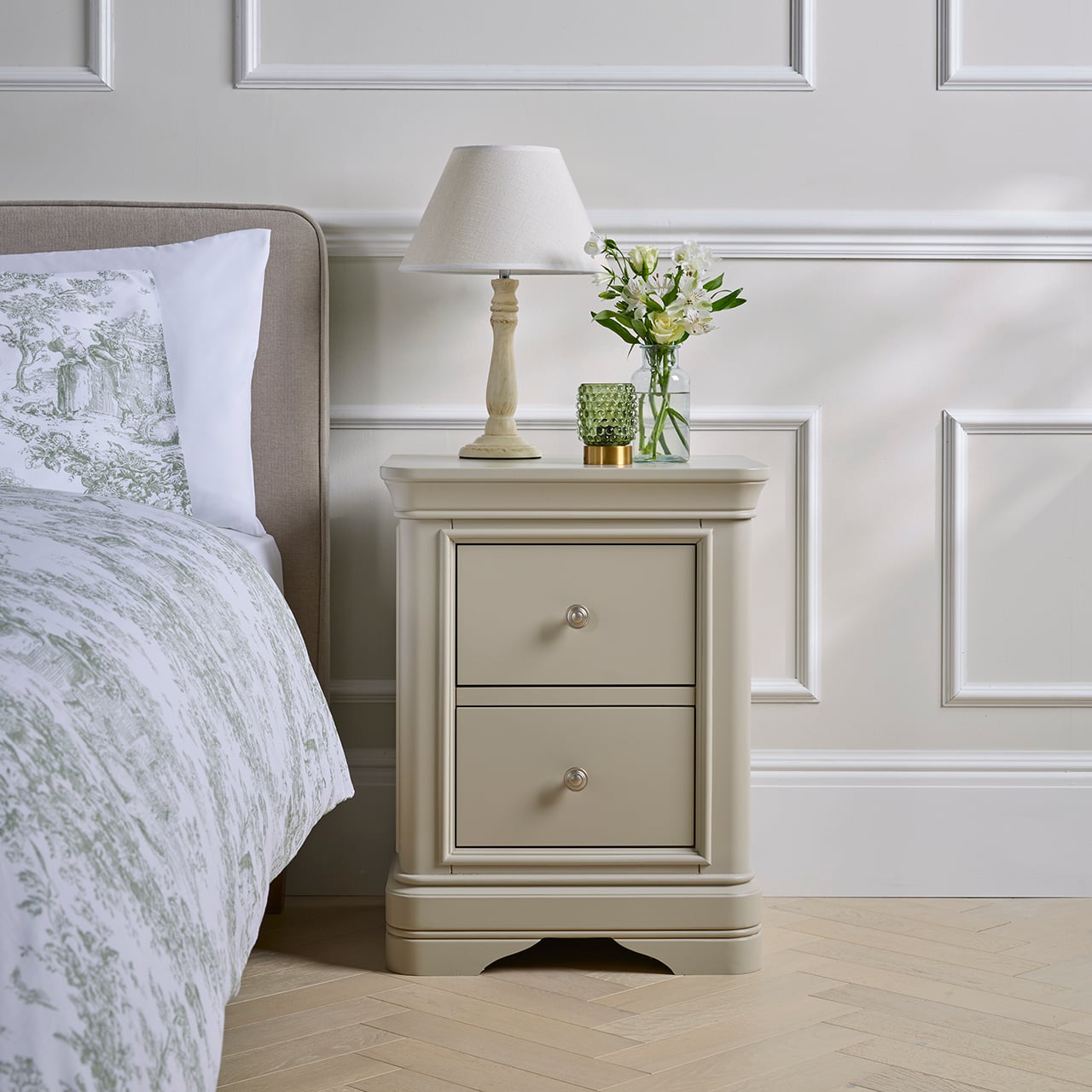 Lovell 2-Drawer Bedside Table