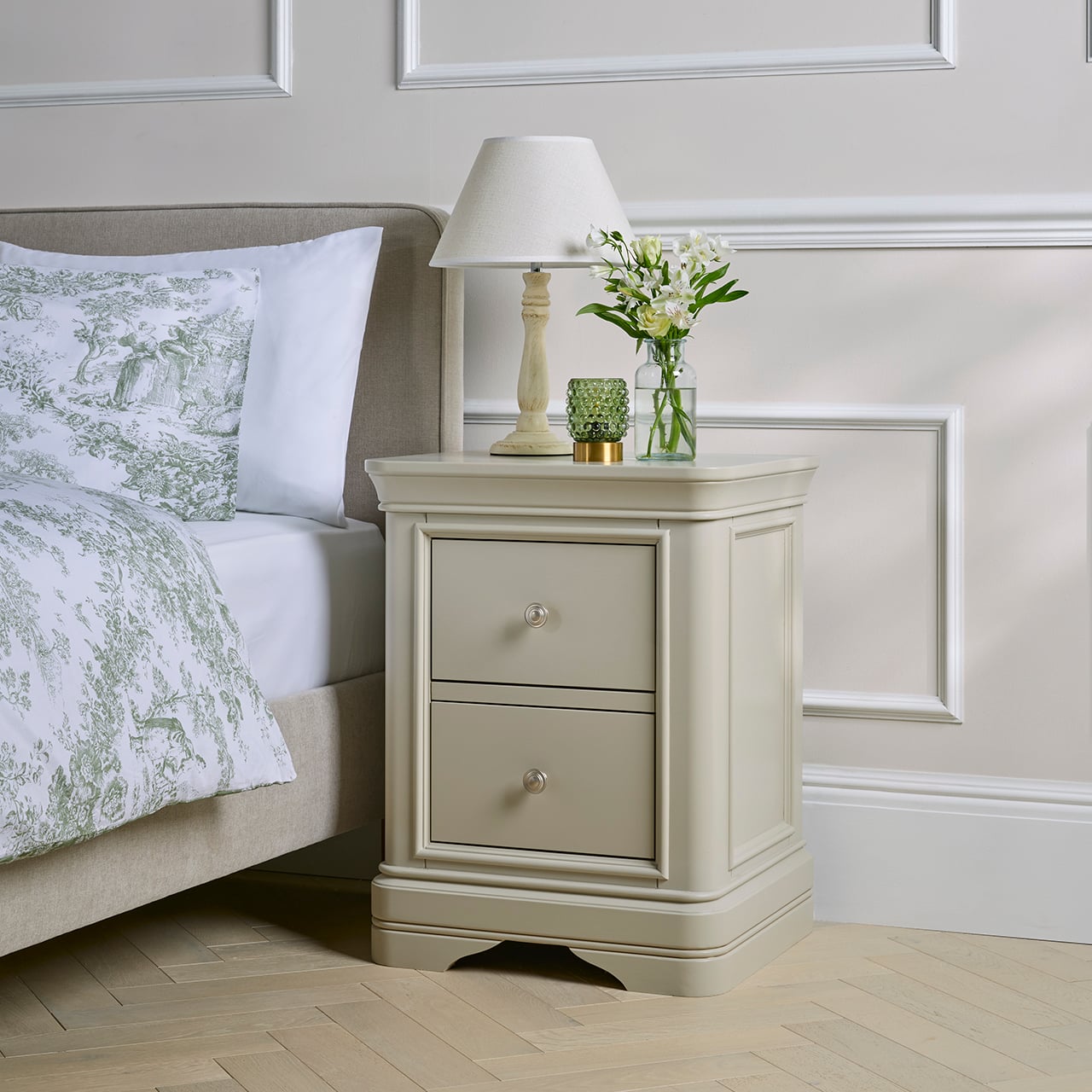Lovell 2-Drawer Bedside Table