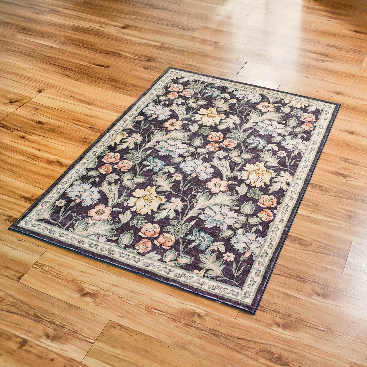 Midnight Blooms Rug