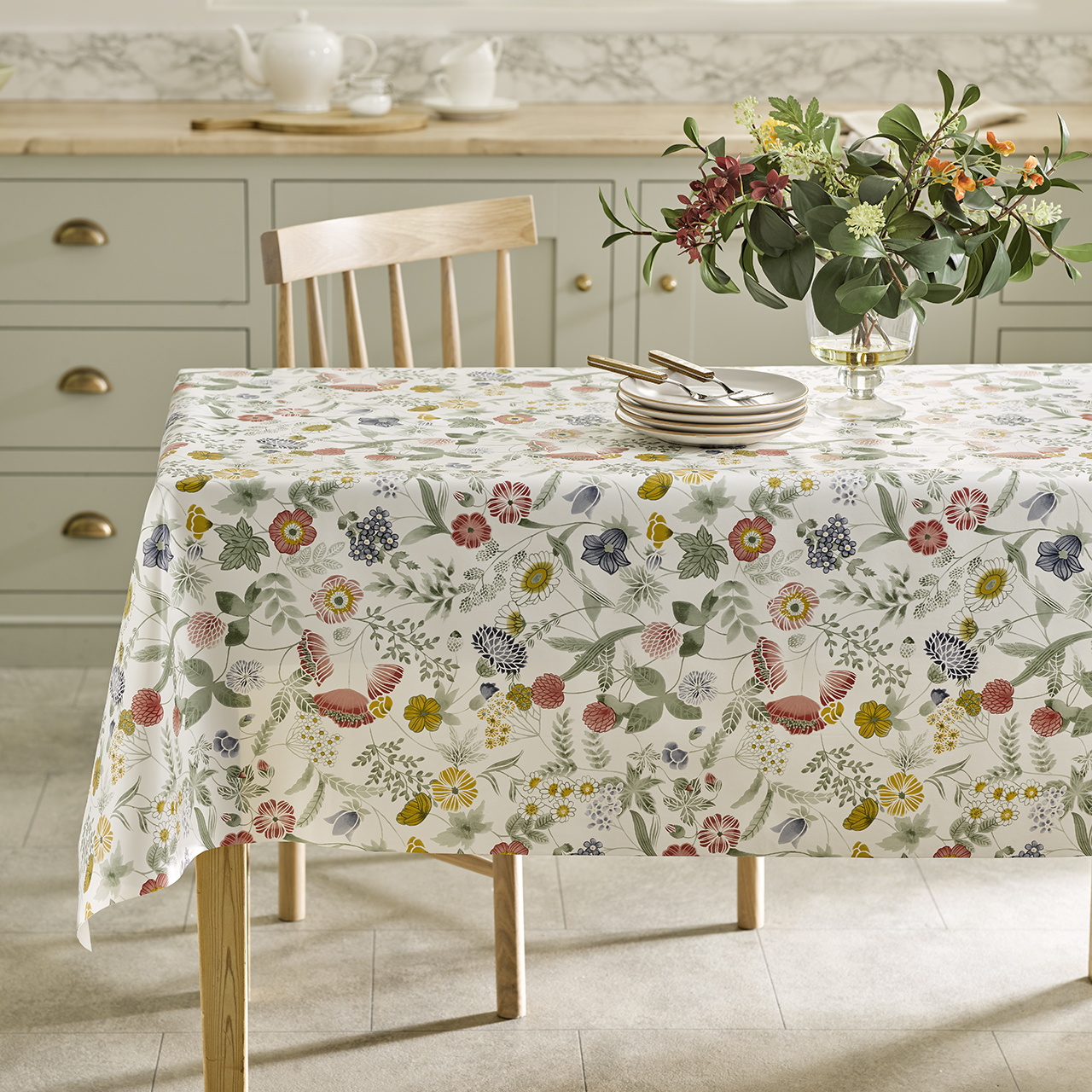 Wildflower Meadow PVC Tablecloth
