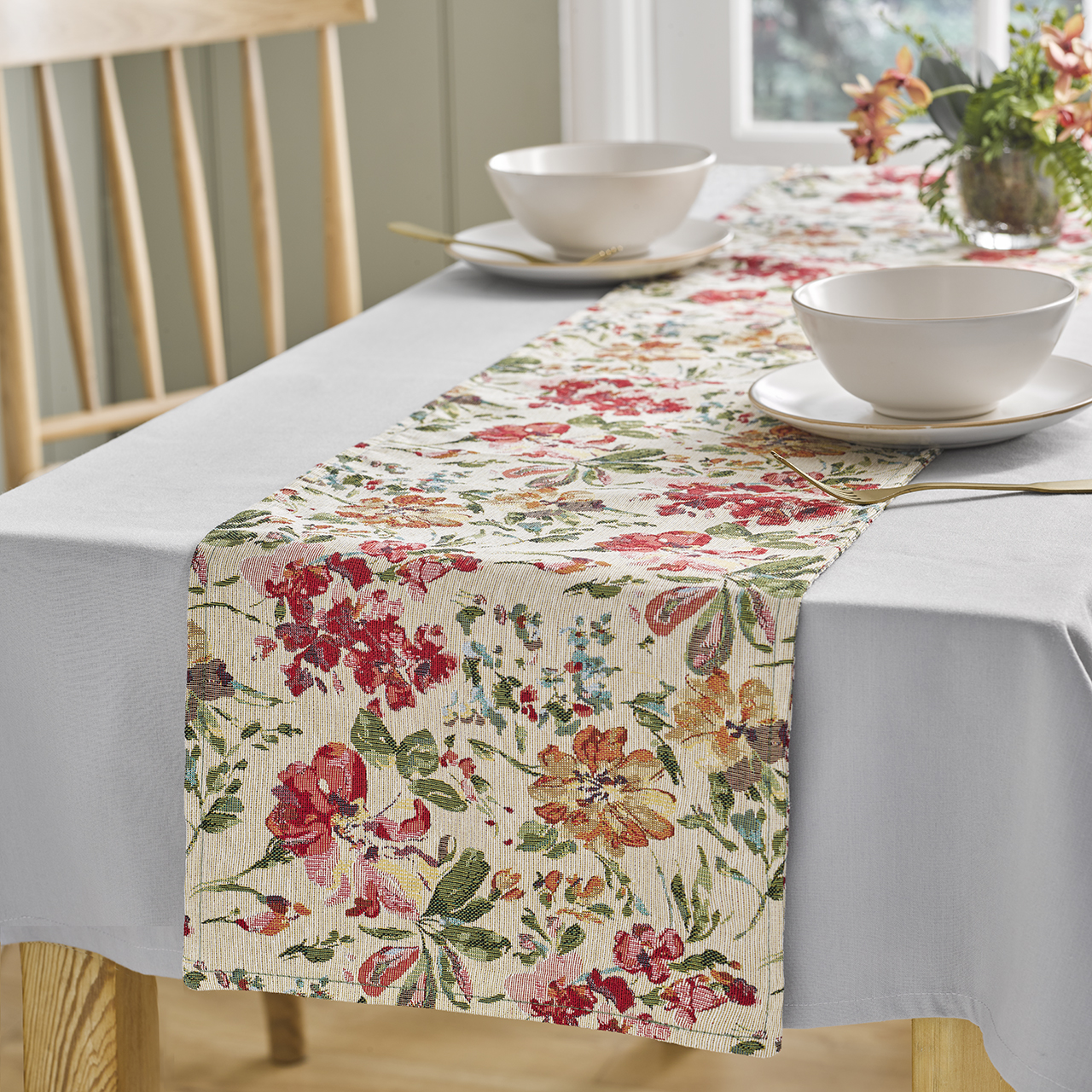 Double-Sided Tapestry Table Runner