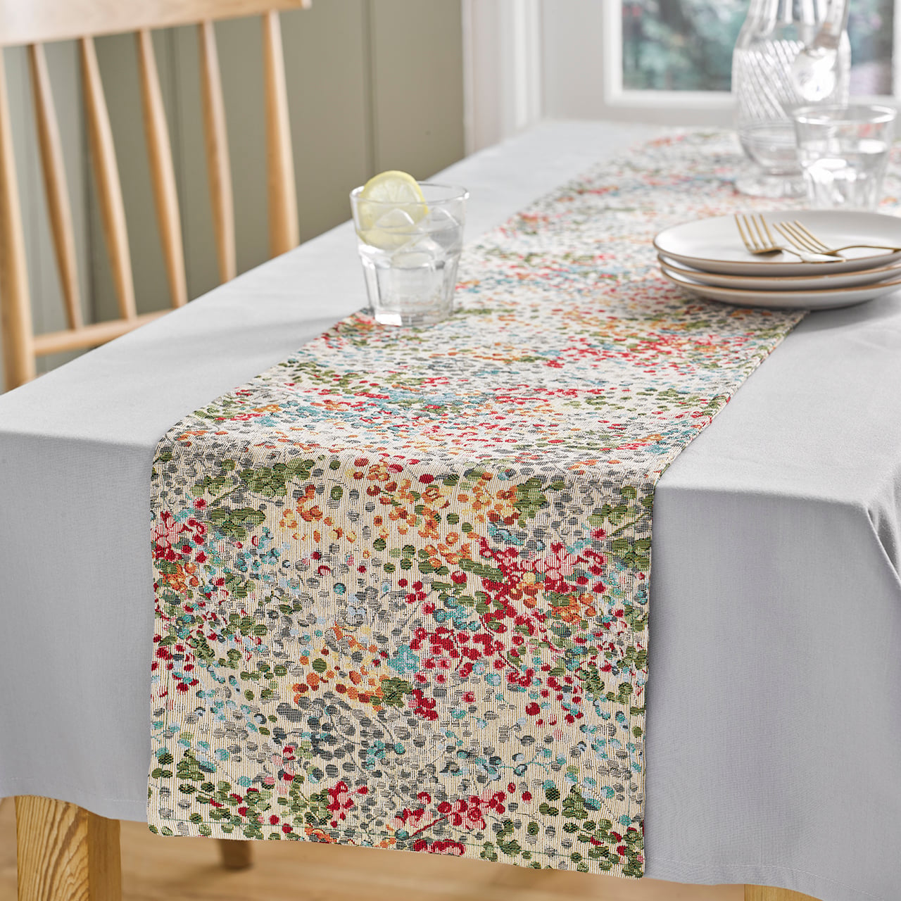 Double-Sided Tapestry Table Runner