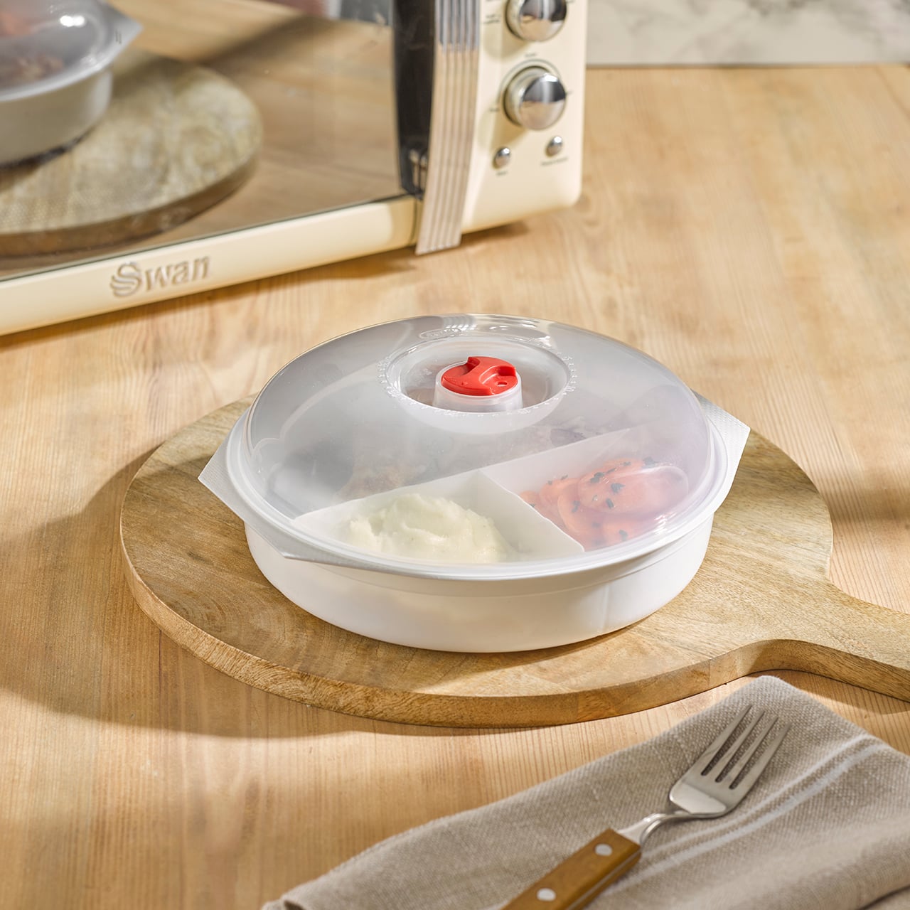 3-Section Microwave Casserole Dish