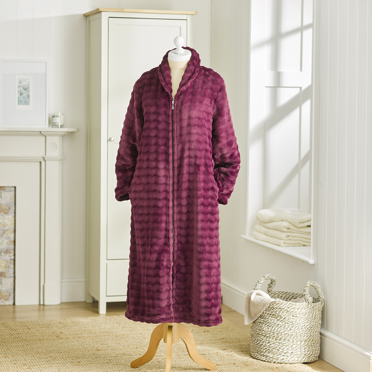 Zipped Housecoat