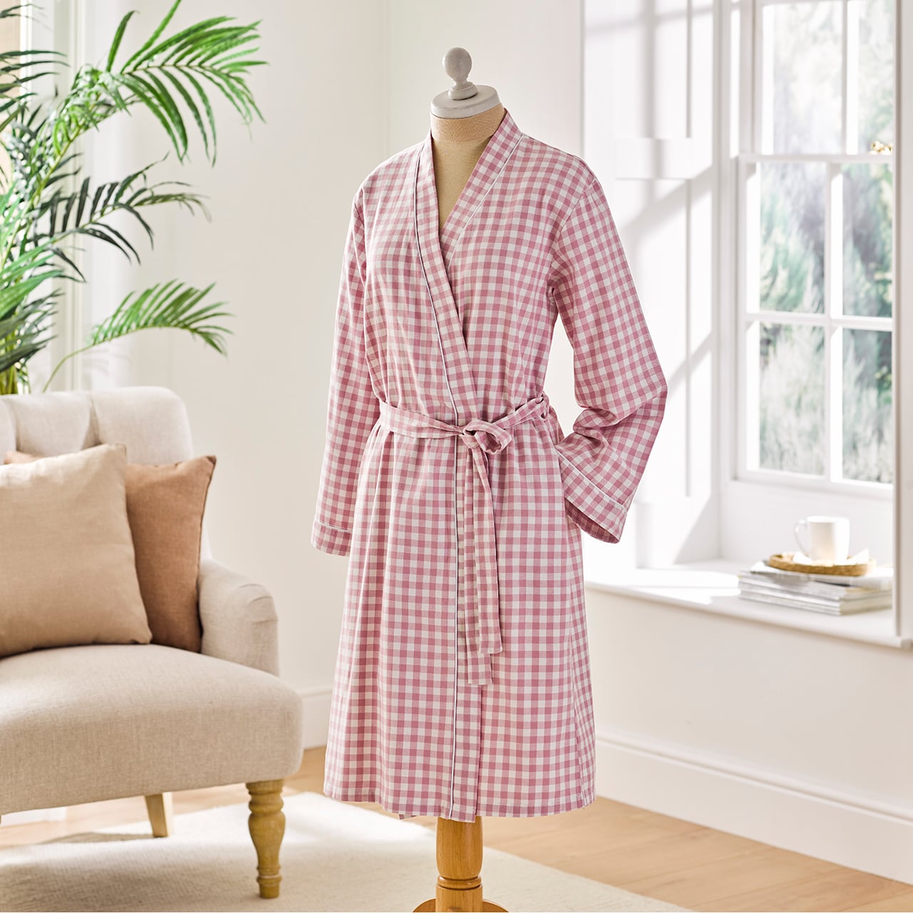Pink Gingham Gown