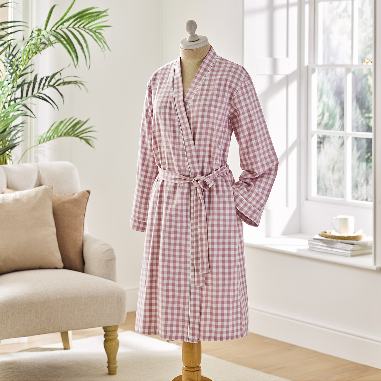 Pink Gingham Gown