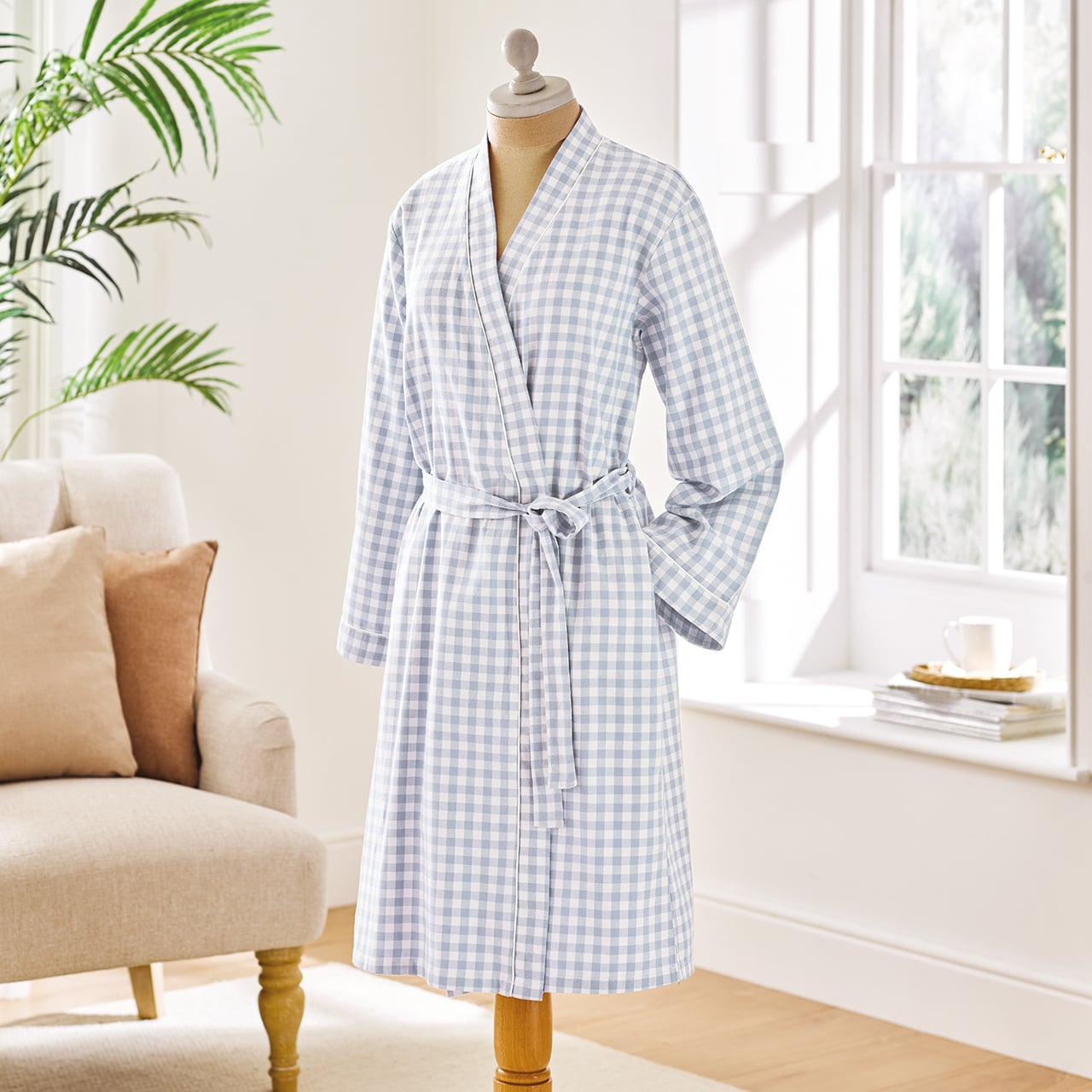 Blue Gingham Gown