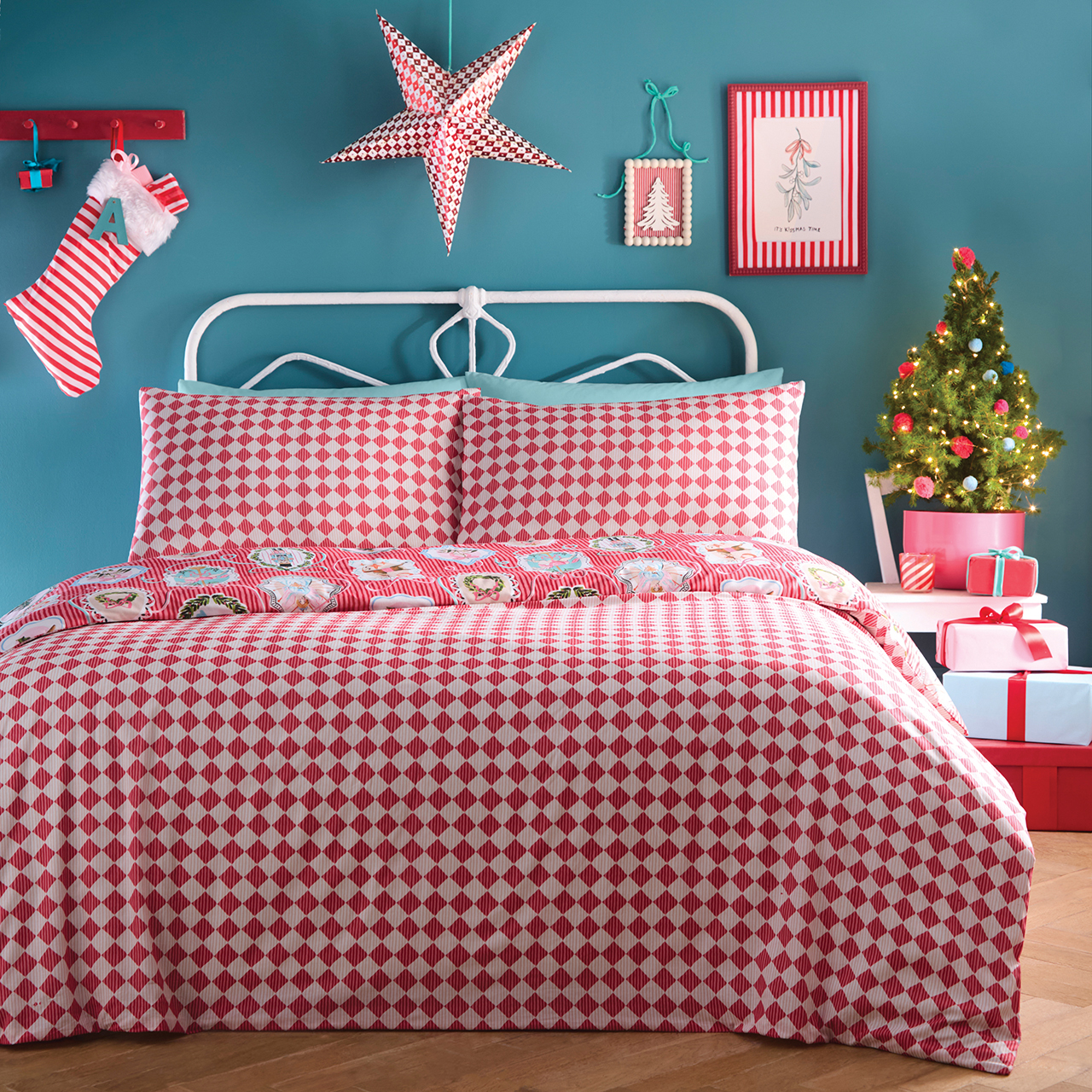 Vintage Christmas Duvet Set