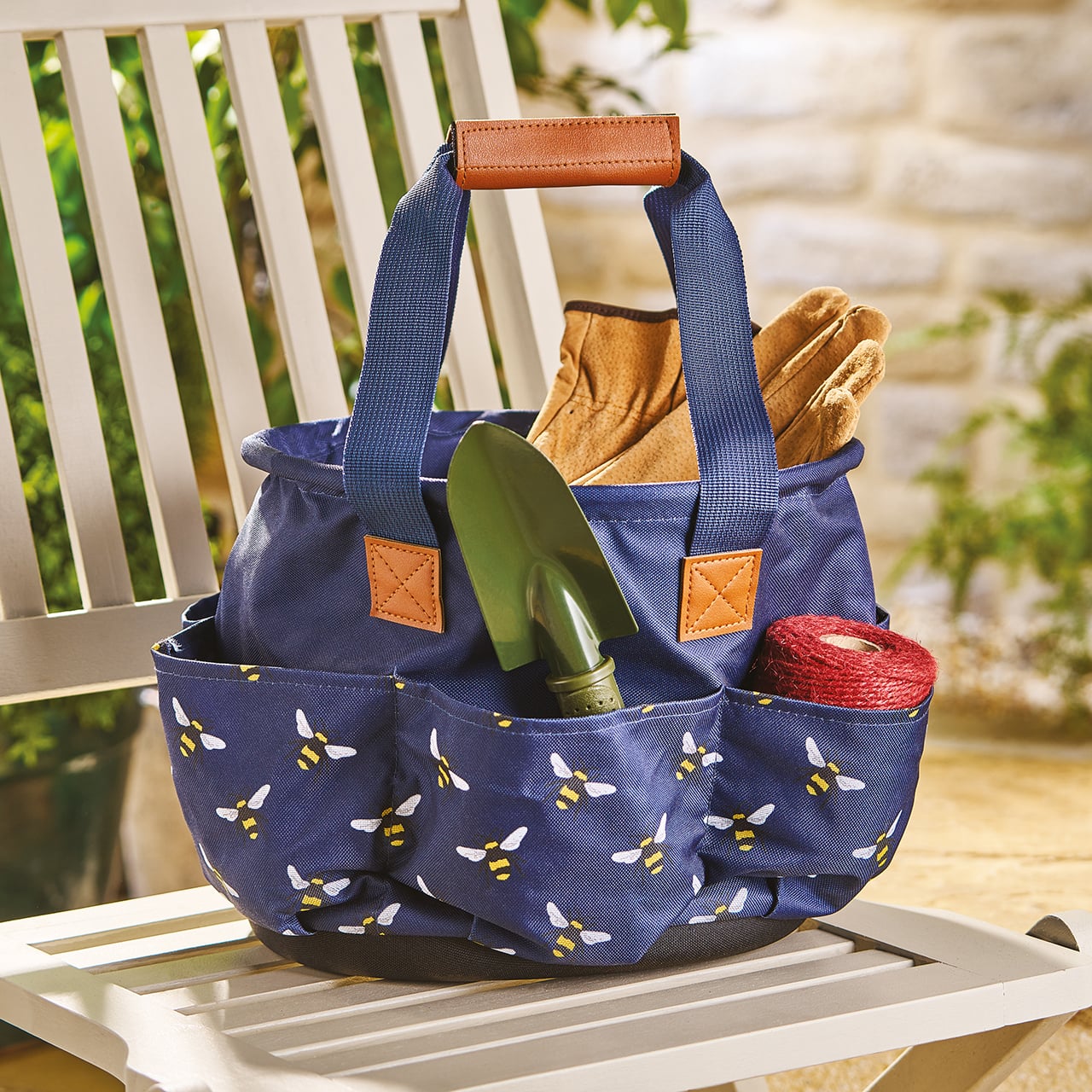 Bee Print Garden Tool Bag