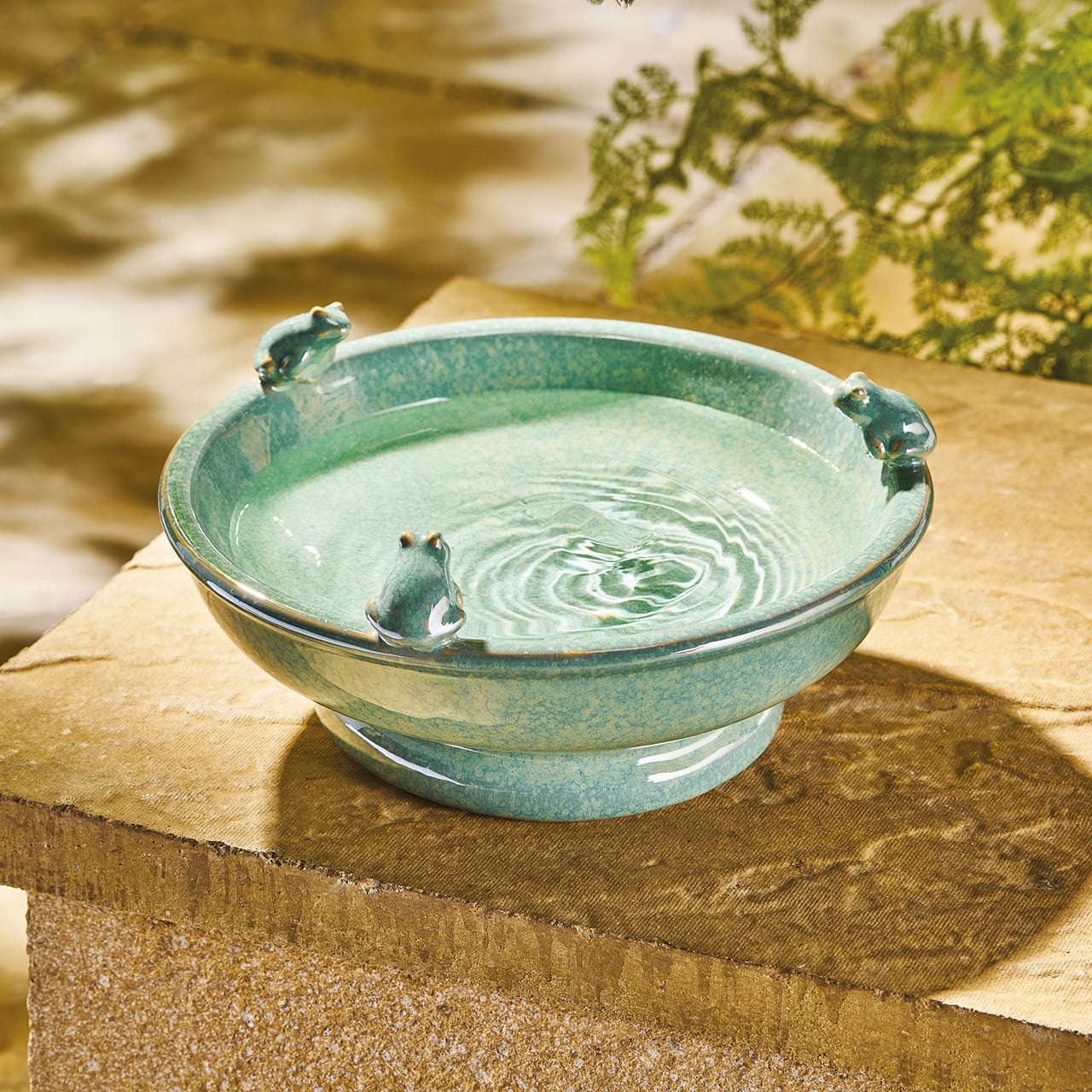Frog Birdbath