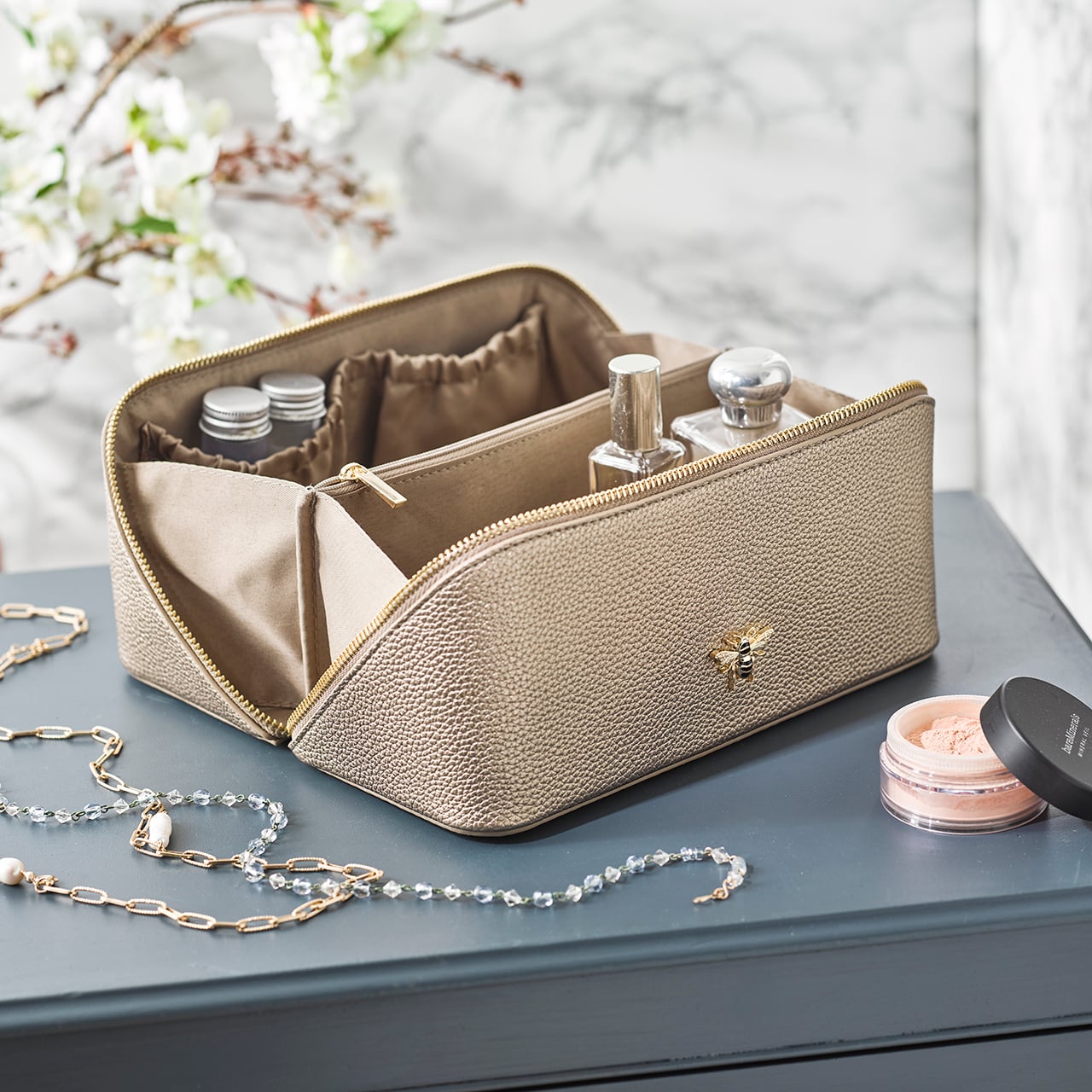 Medium Bronze Train Case