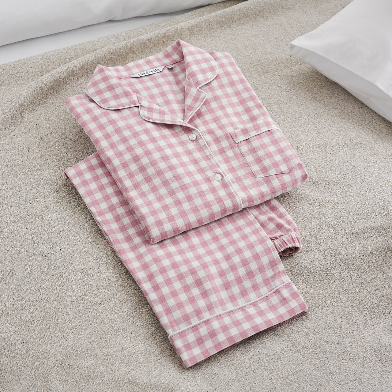 Pink Gingham Pyjamas