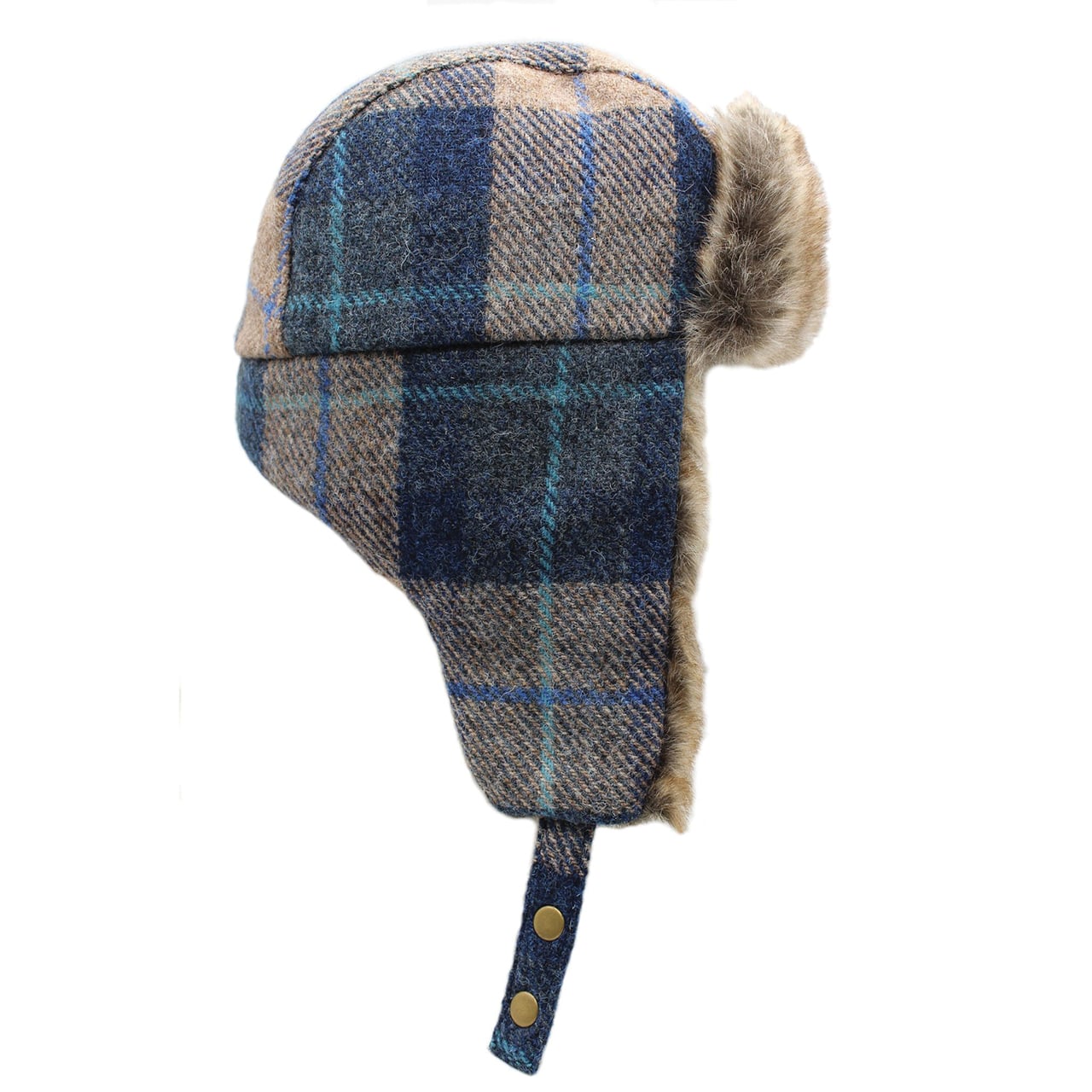 Harris Tweed Ladies Trapper Hat