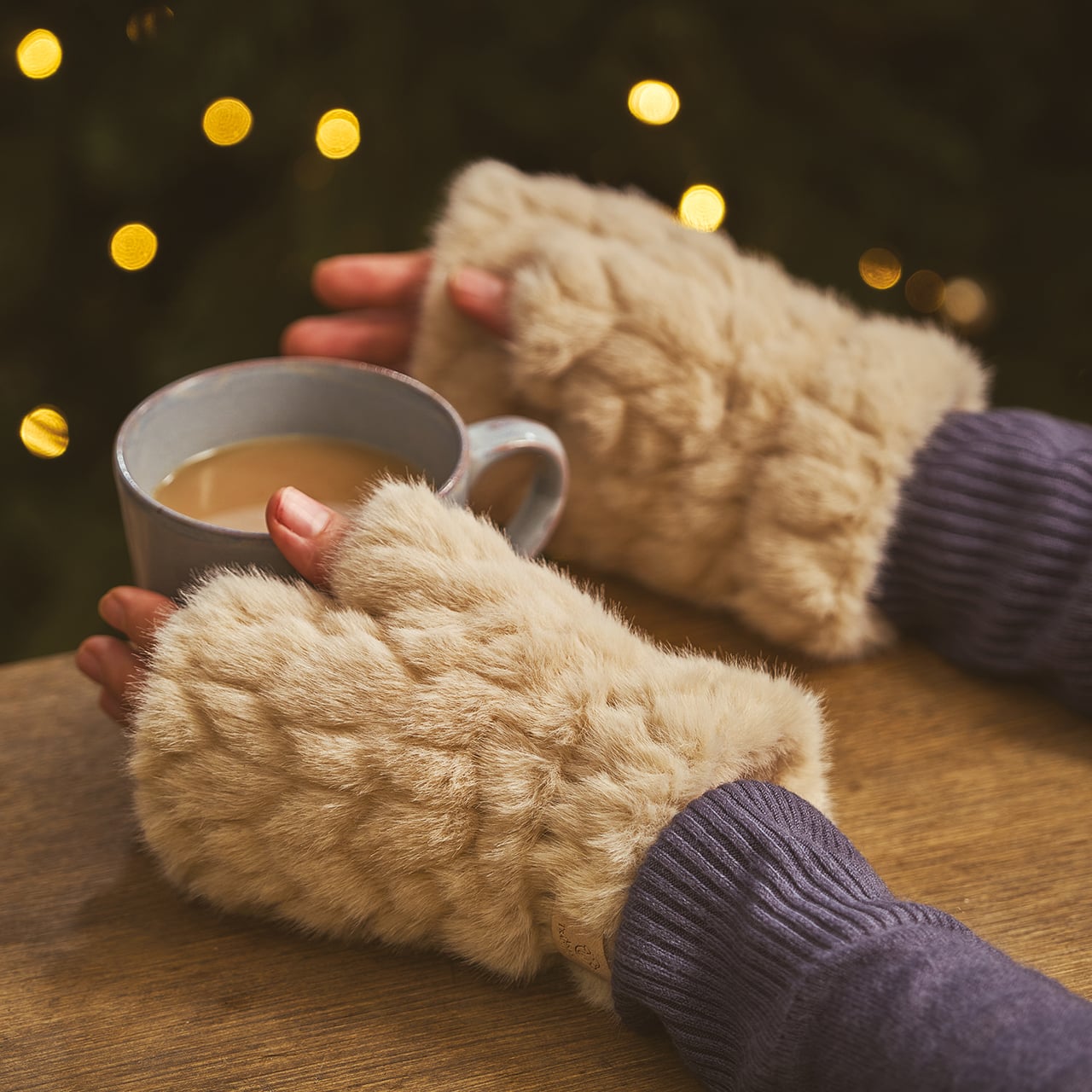 Faux Fur Handwarmers