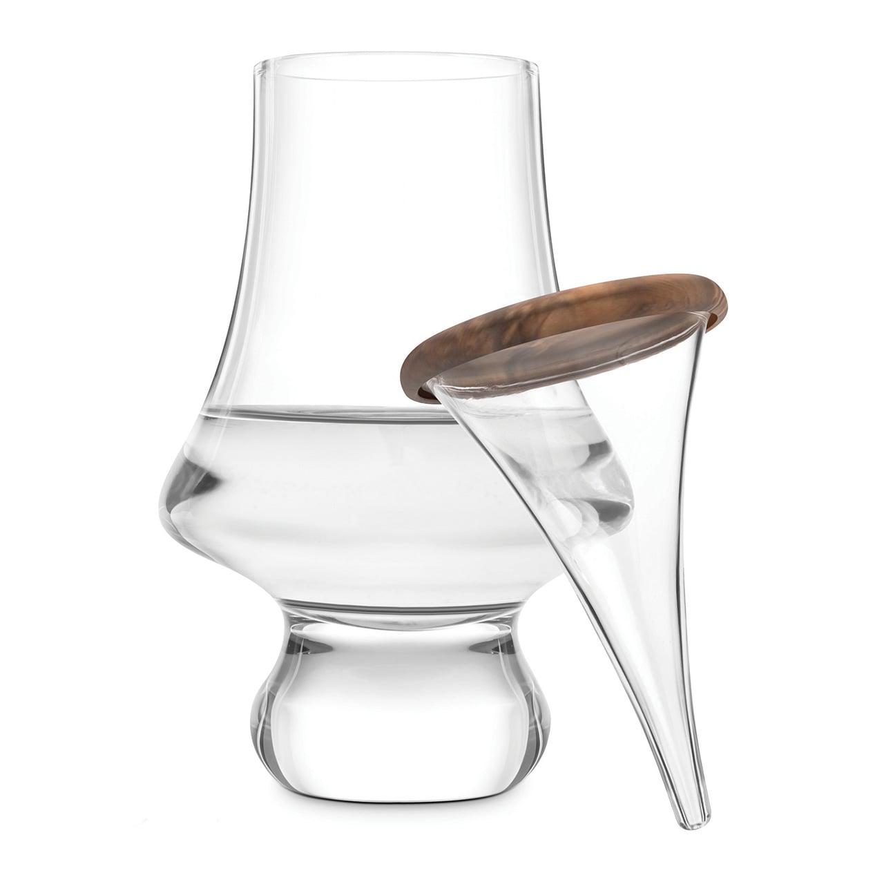 Whisky Water Dropper and Glass