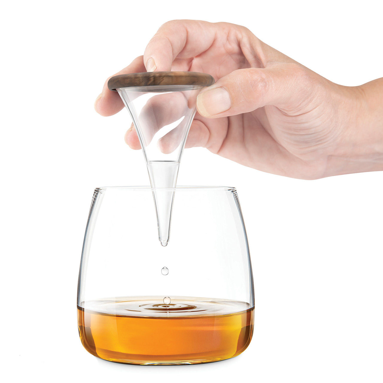 Whisky Water Dropper and Glass