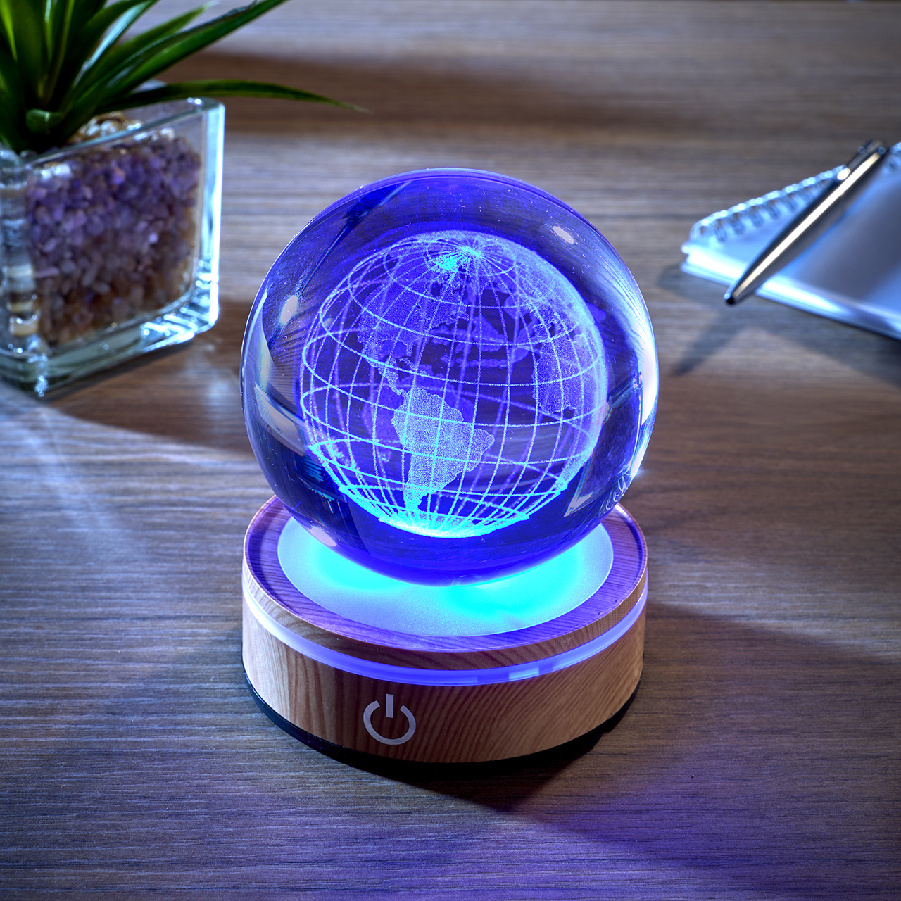 Laser Art LED Colour Globe