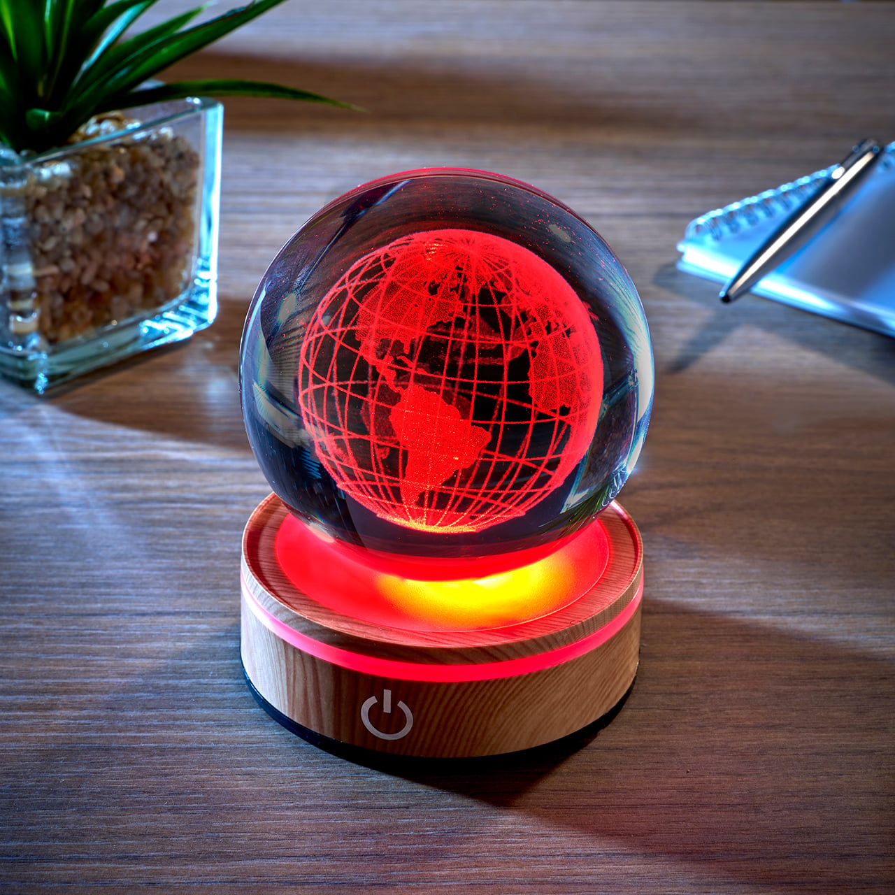 Laser Art LED Colour Globe