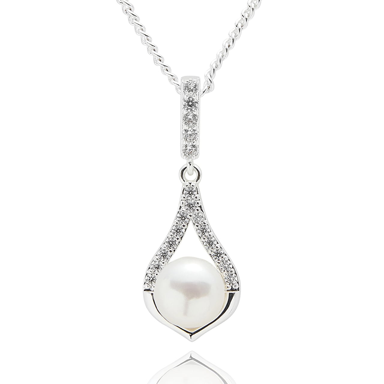 Freshwater Pearl Teardrop Necklace