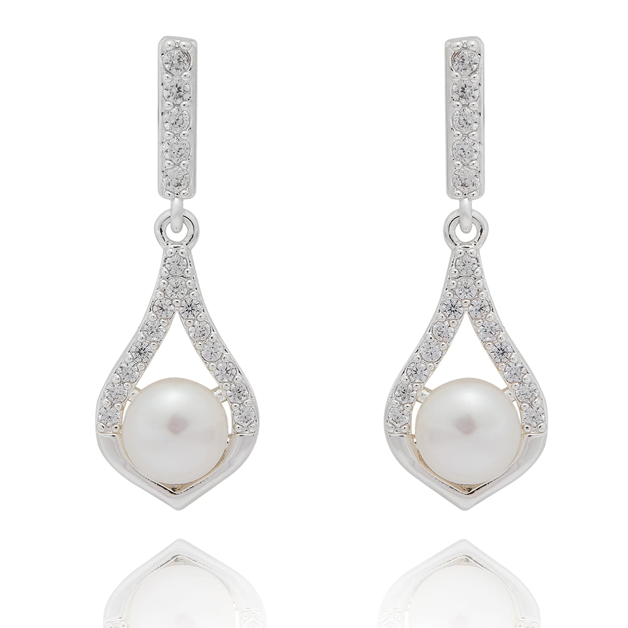 Freshwater Pearl Teardrop Earrings