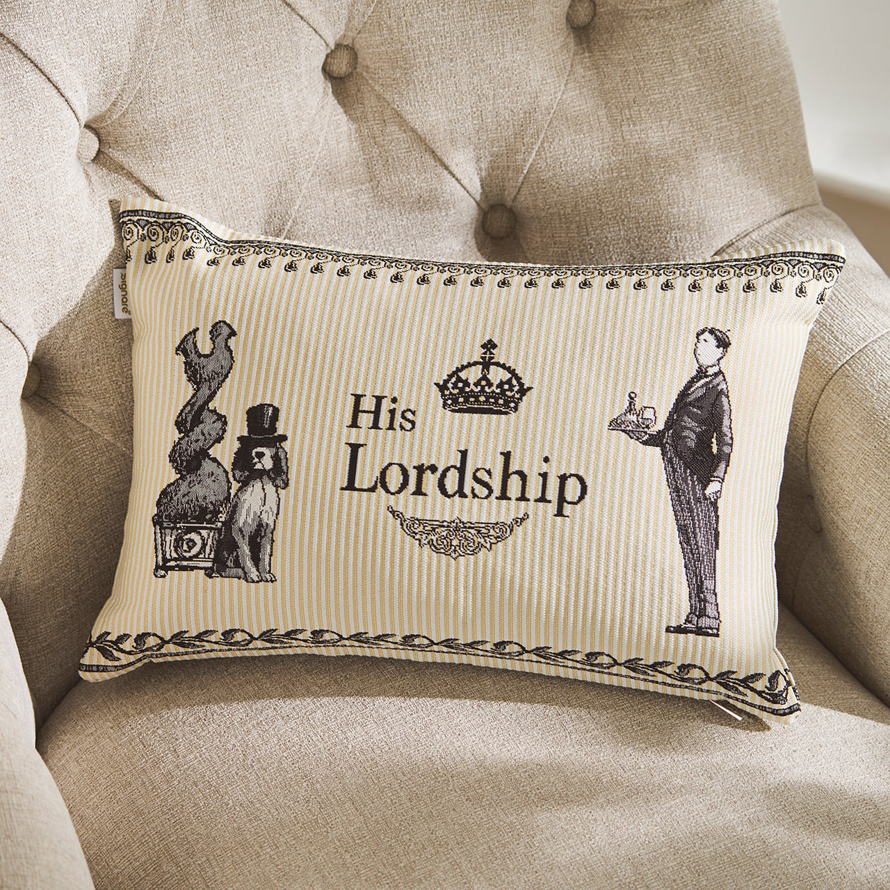 Lordship and Ladyship Cushion