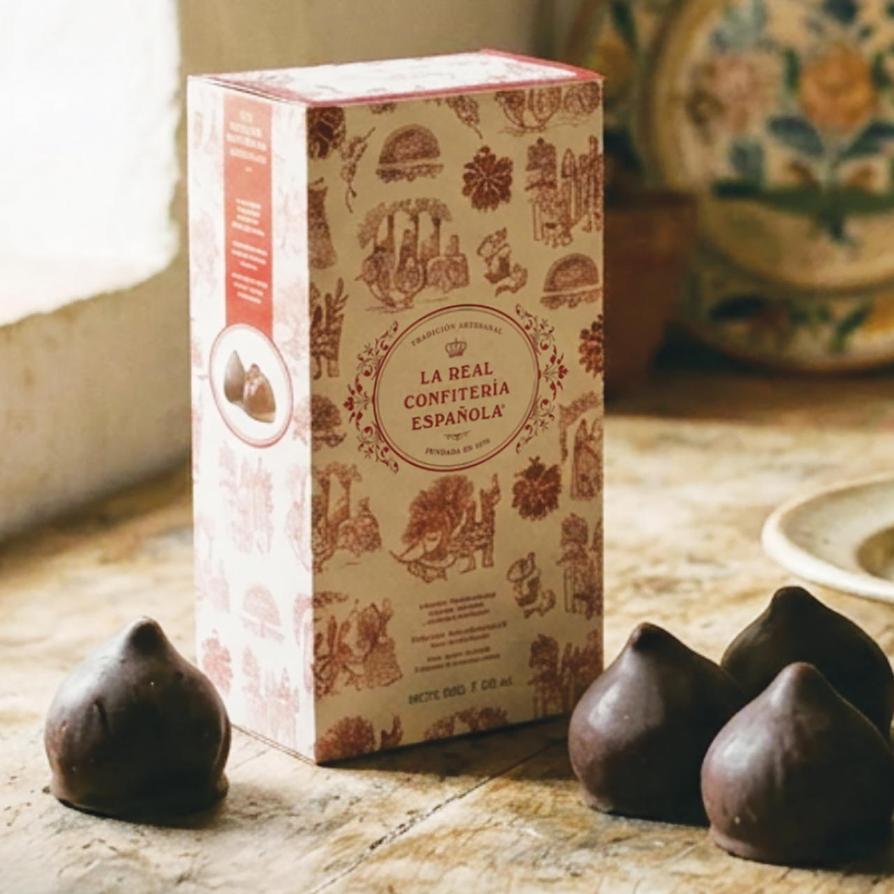 Fig Chocolate Praline Bonbons