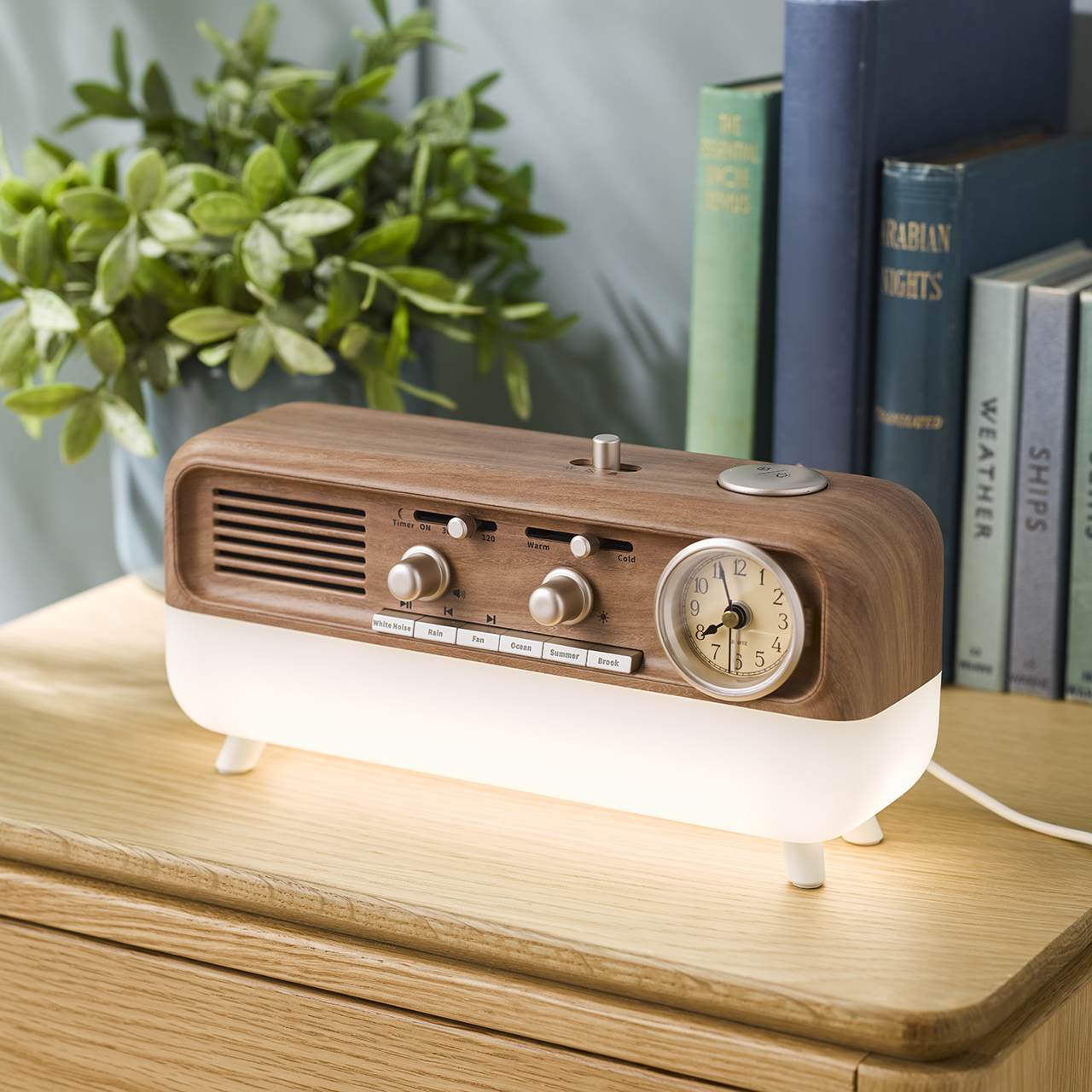 Calm Sounds Speaker and Light Alarm Clock