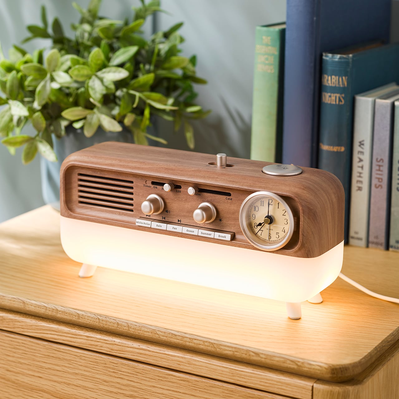 Calm Sounds Speaker and Light Alarm Clock