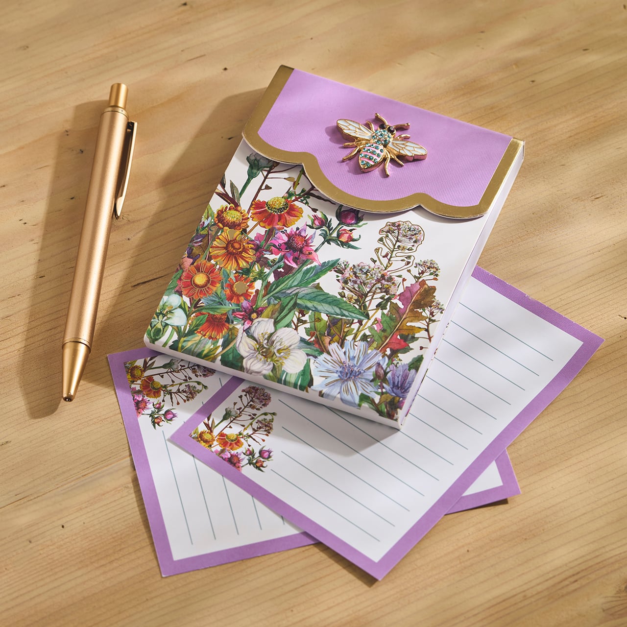 Charm Notebook Bee