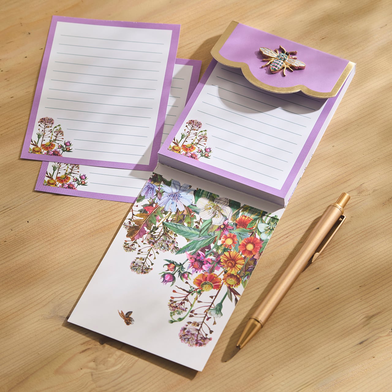 Charm Notebook Bee