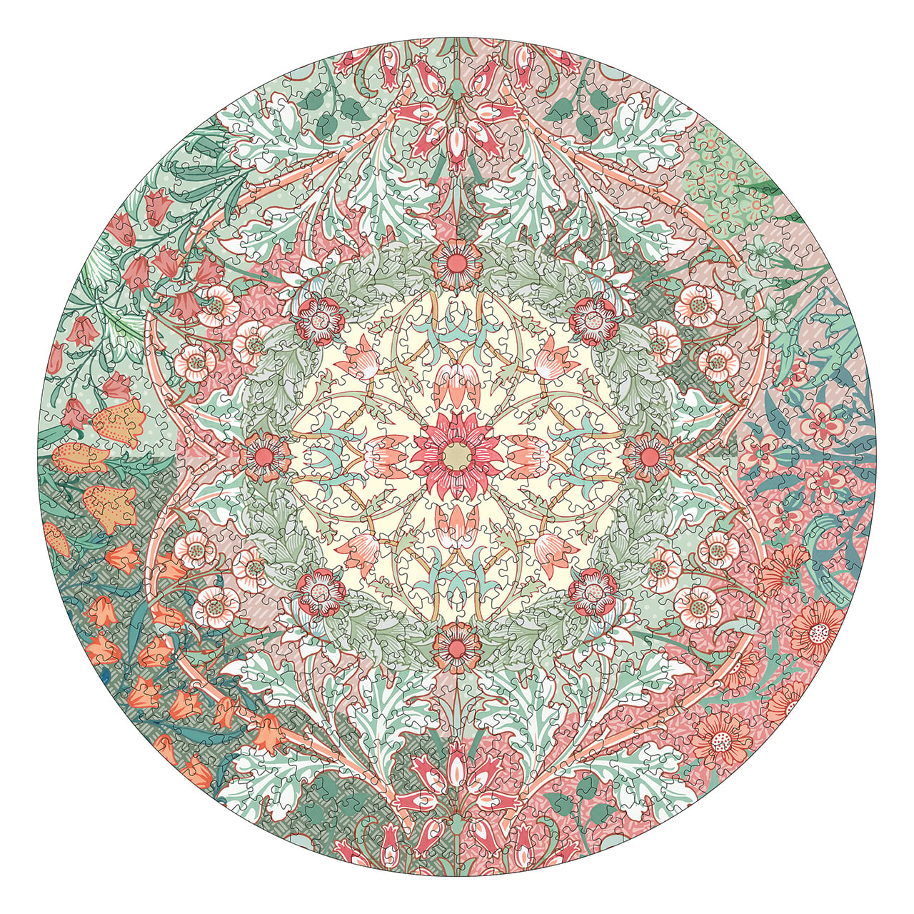 William Morris 500-Piece Circular Puzzle