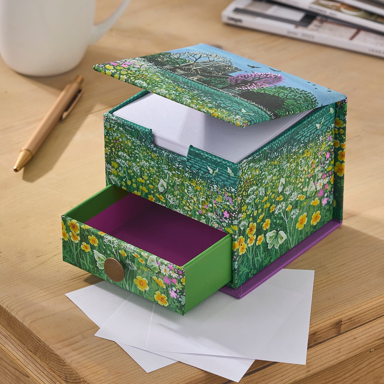 Countryside Memo Cube