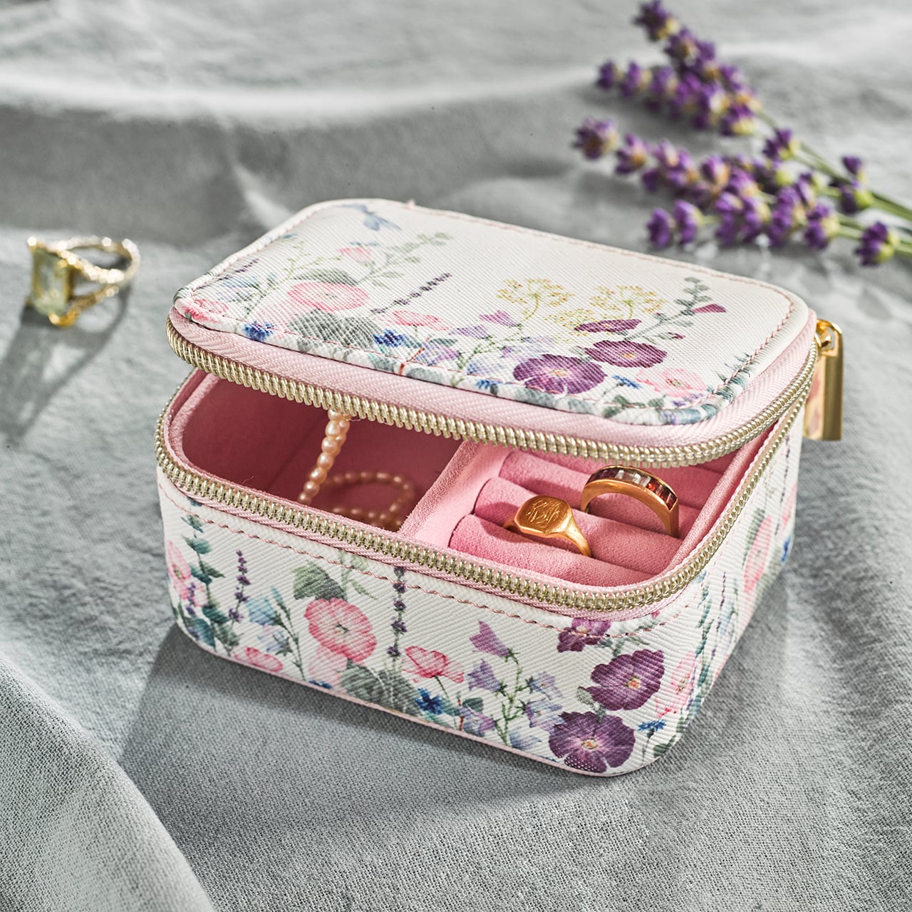 Wild Flowers Trinket Box