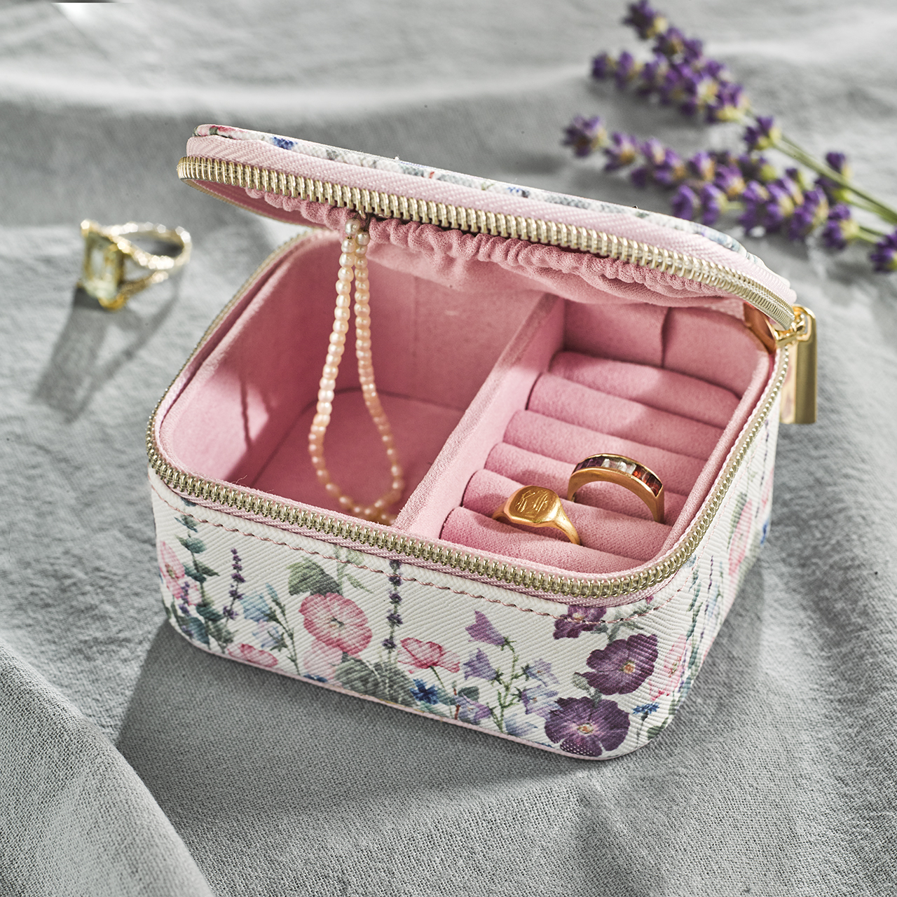 Wild Flowers Trinket Box