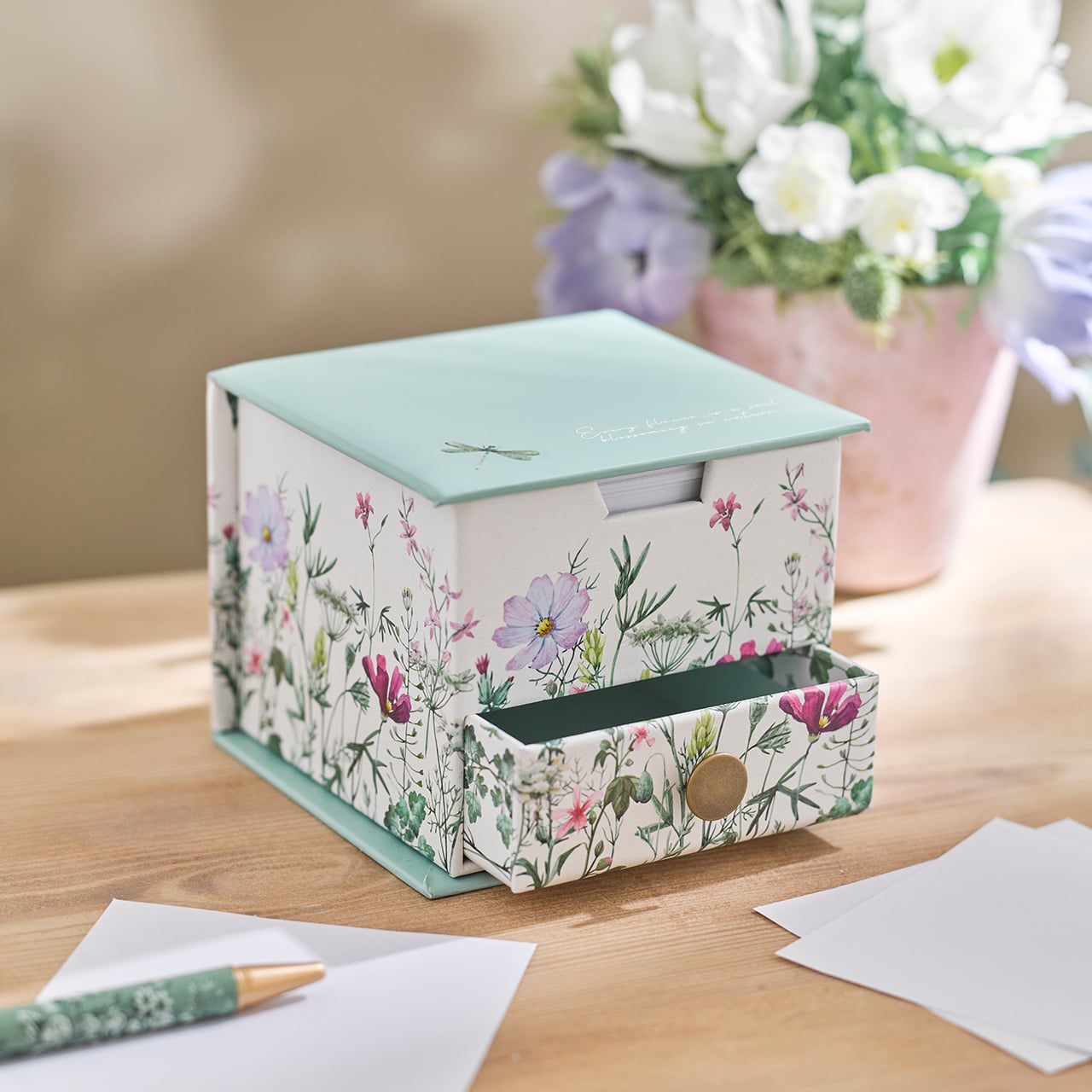 Wildflowers Memo Cube