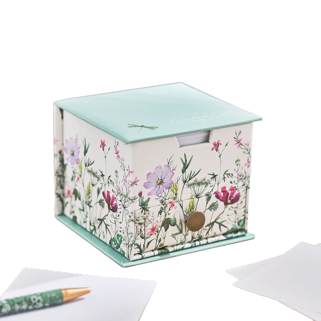 Wildflowers Memo Cube