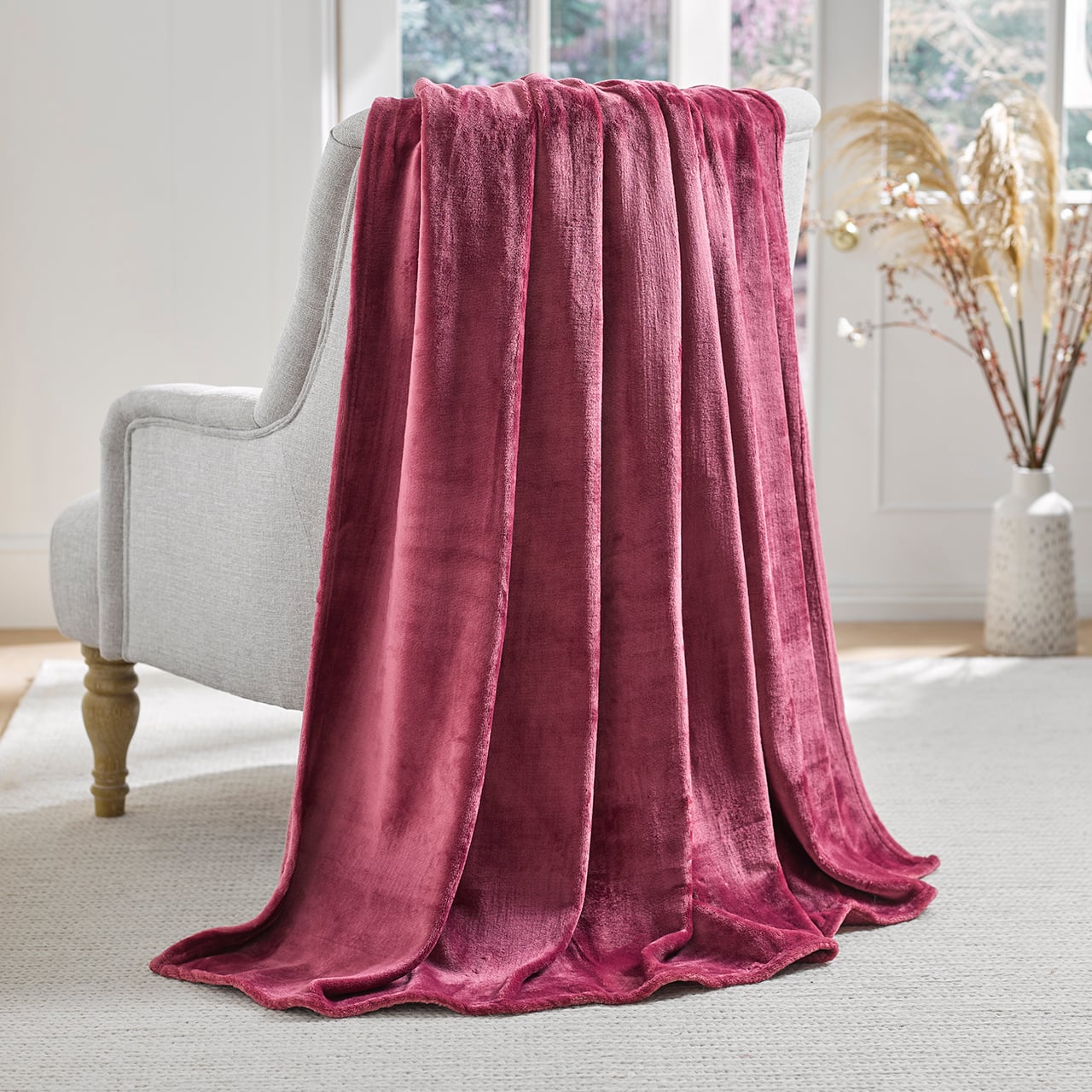 Cherry 1.7tog Fleece Blanket