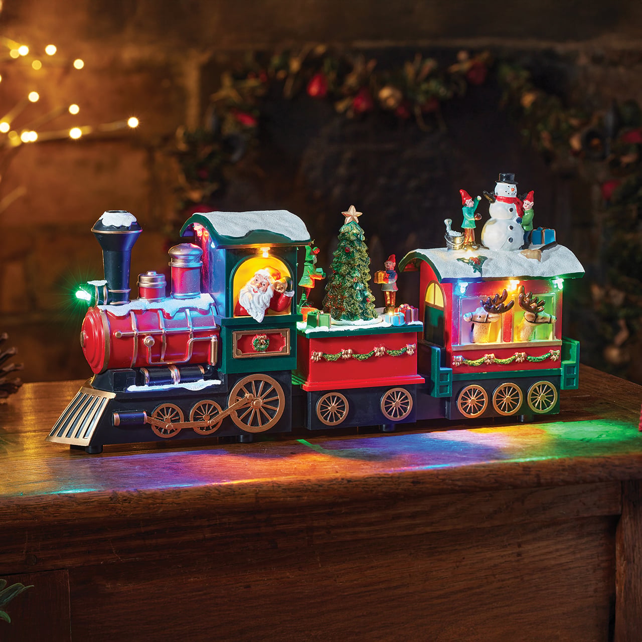 Animated Santa Train
