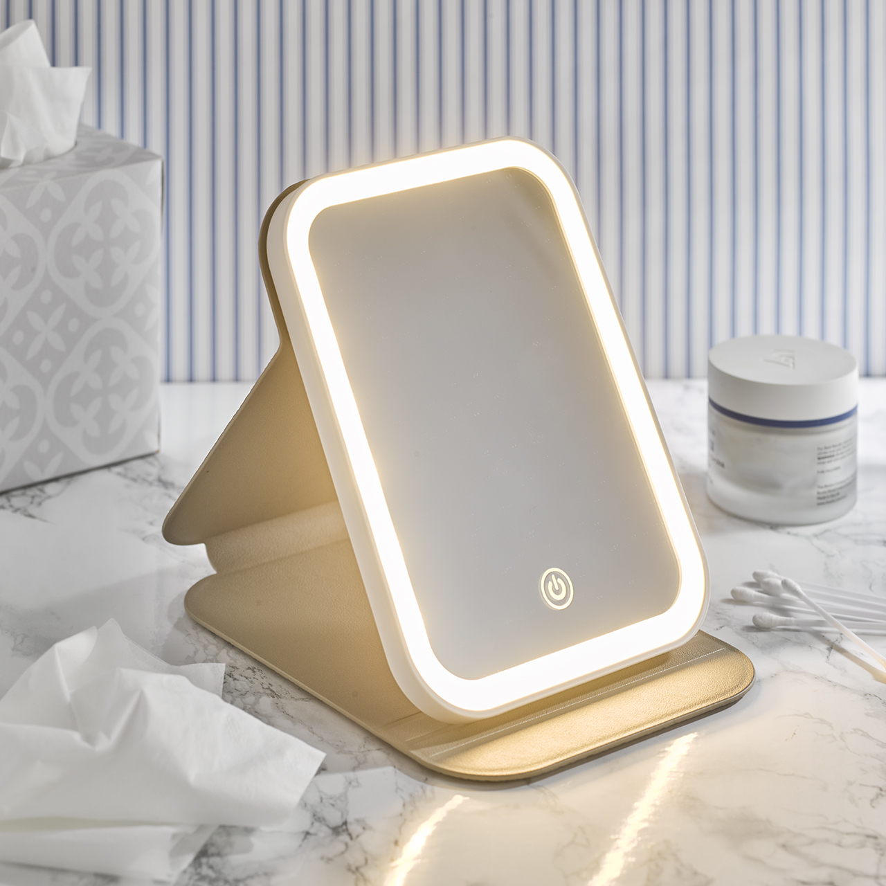 LED Travel Mirror