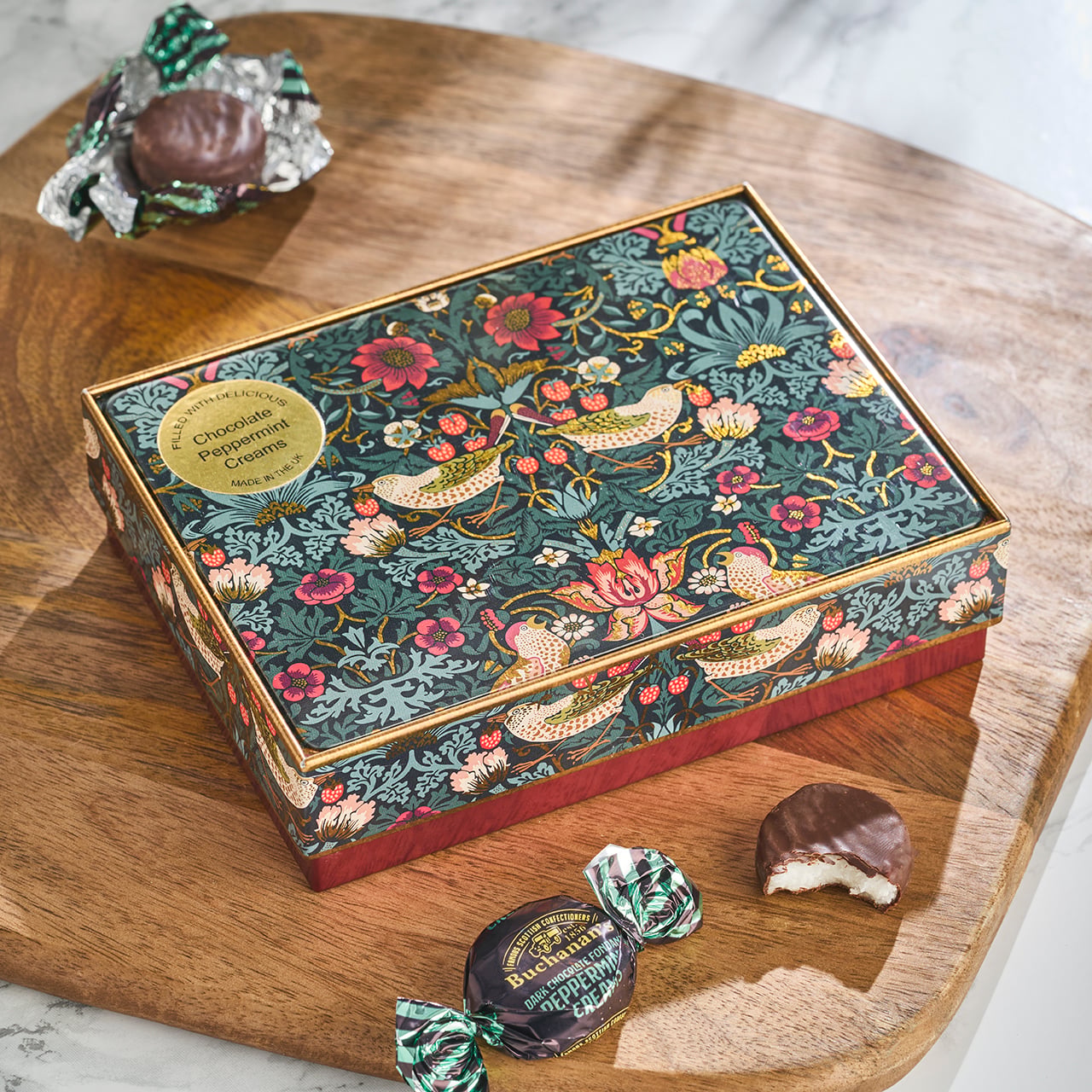 William Morris Box of Peppermint Creams