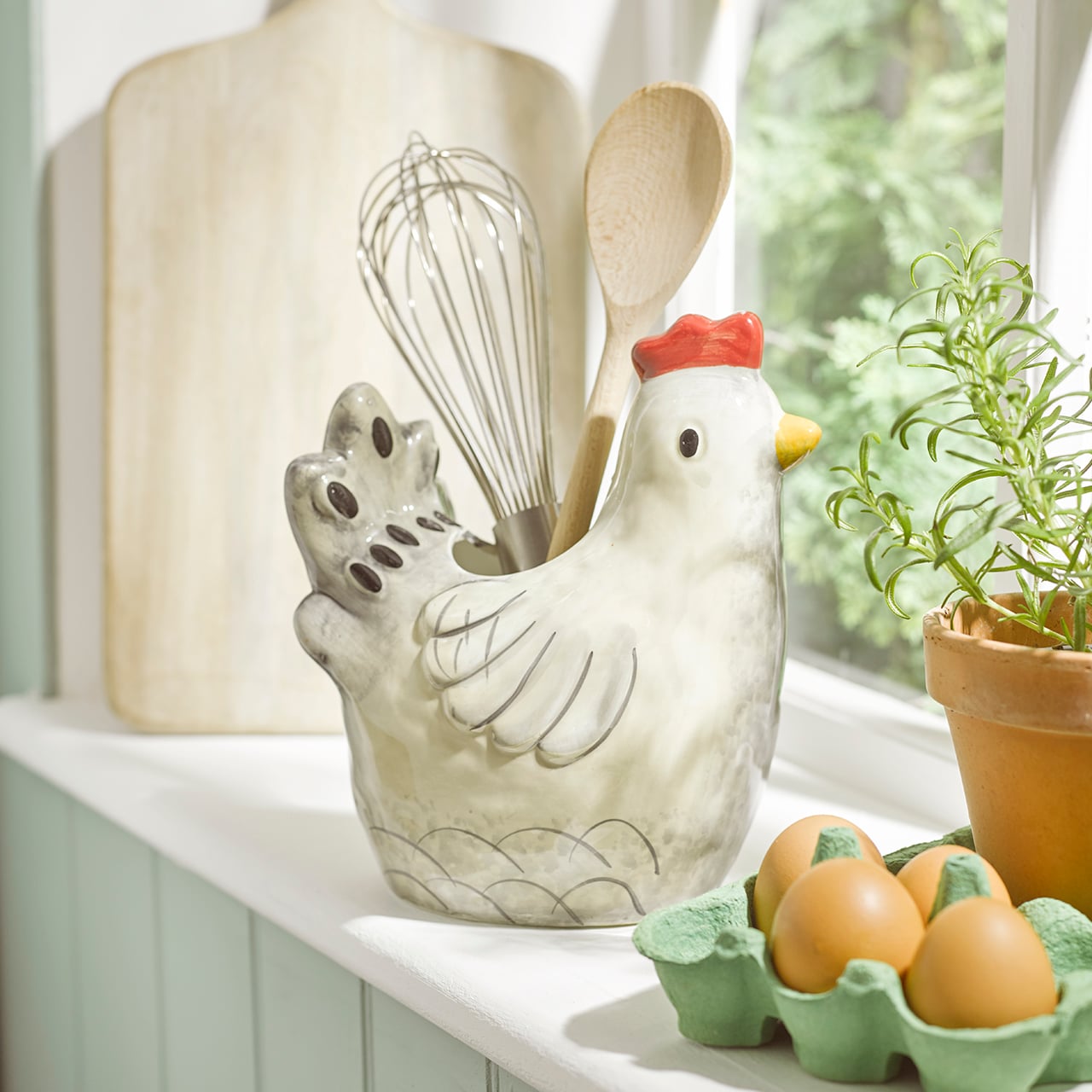 Chicken Utensil Holder