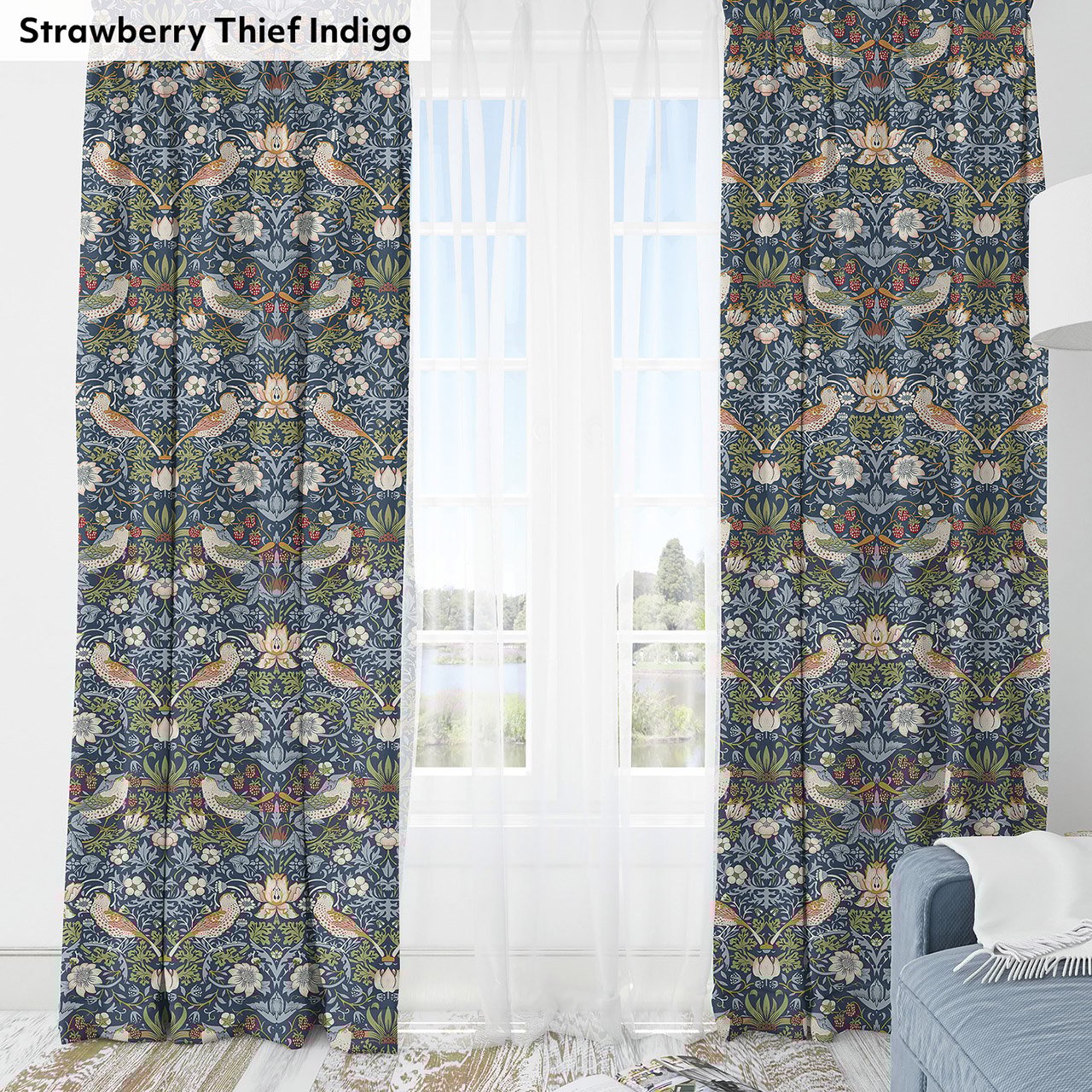 William Morris Ready Made Curtains Home Collection