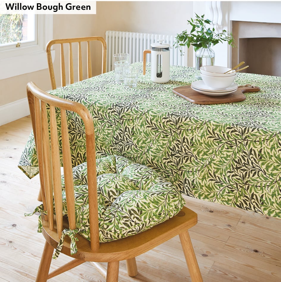 William Morris Cotton Tablecloth