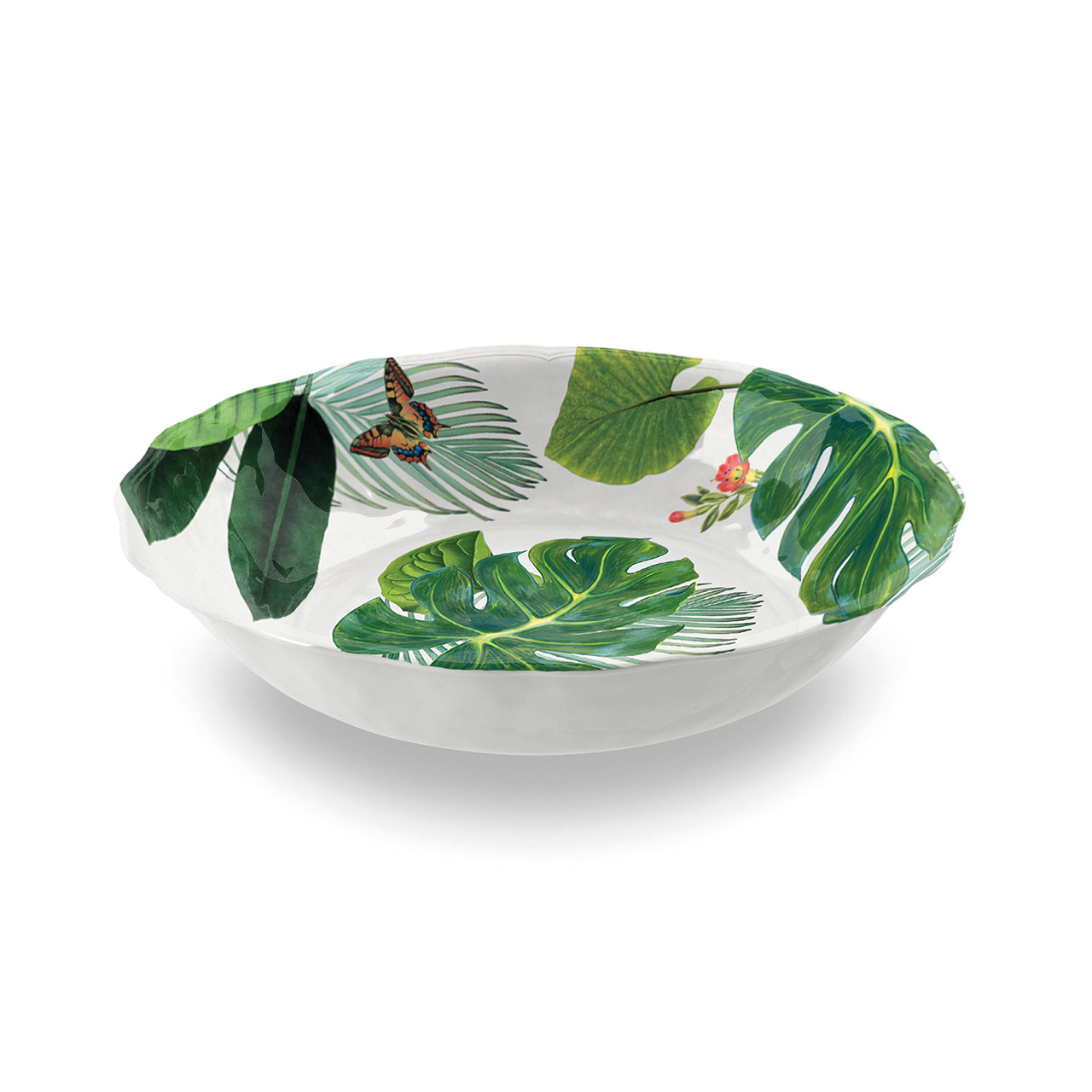 Jungle Leaf Serving Bowl