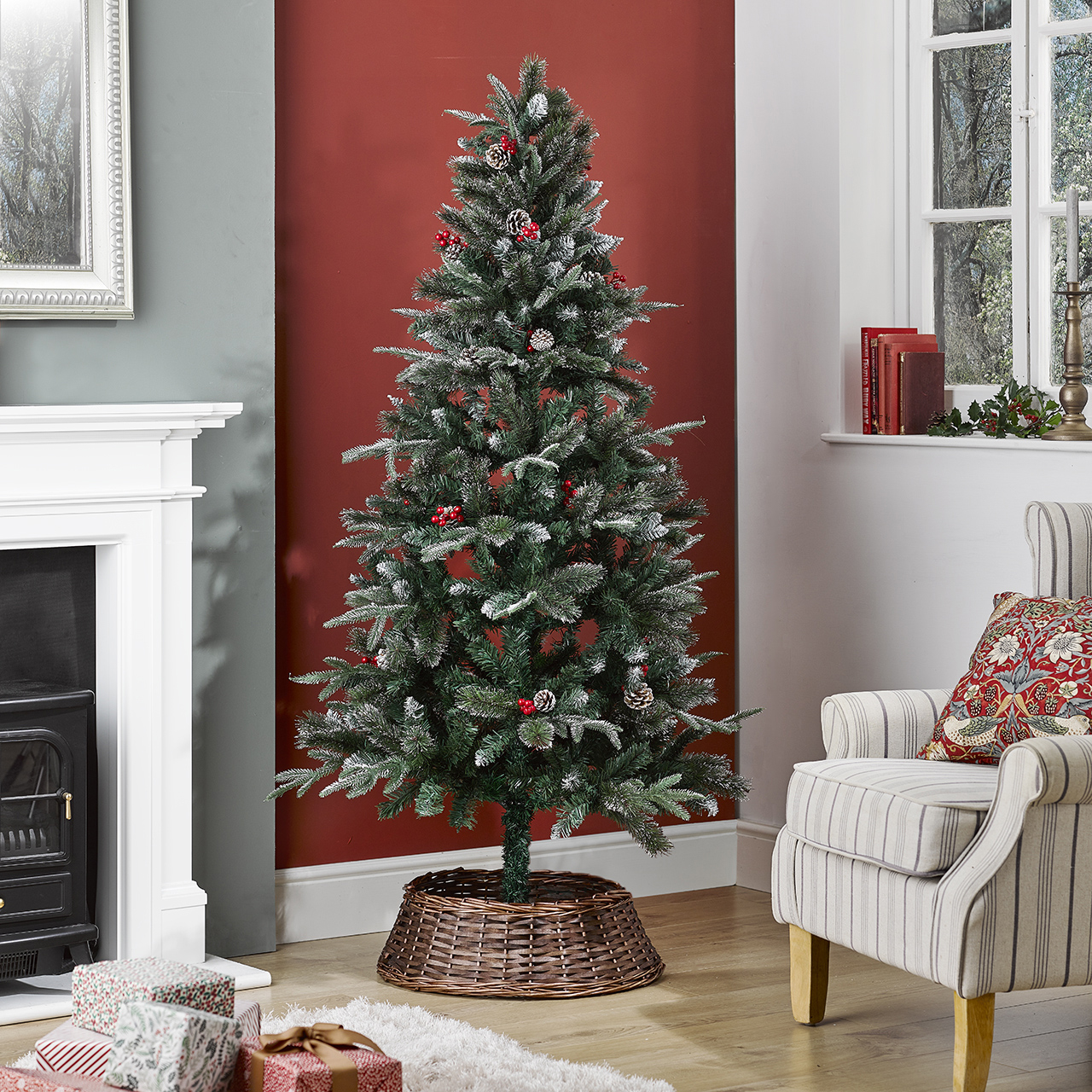 buy pre decorated christmas trees