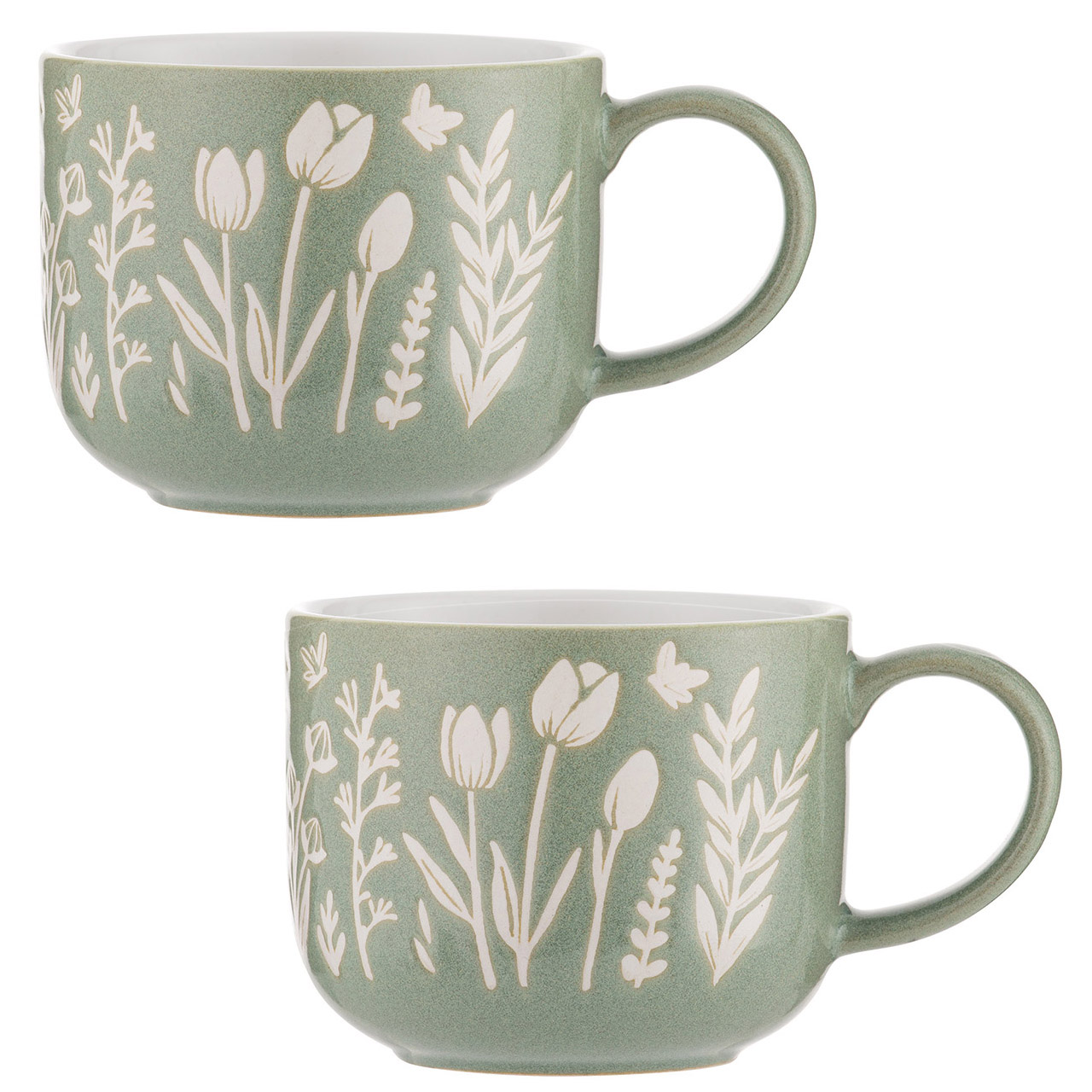 Wildflower Mugs - Set of 2