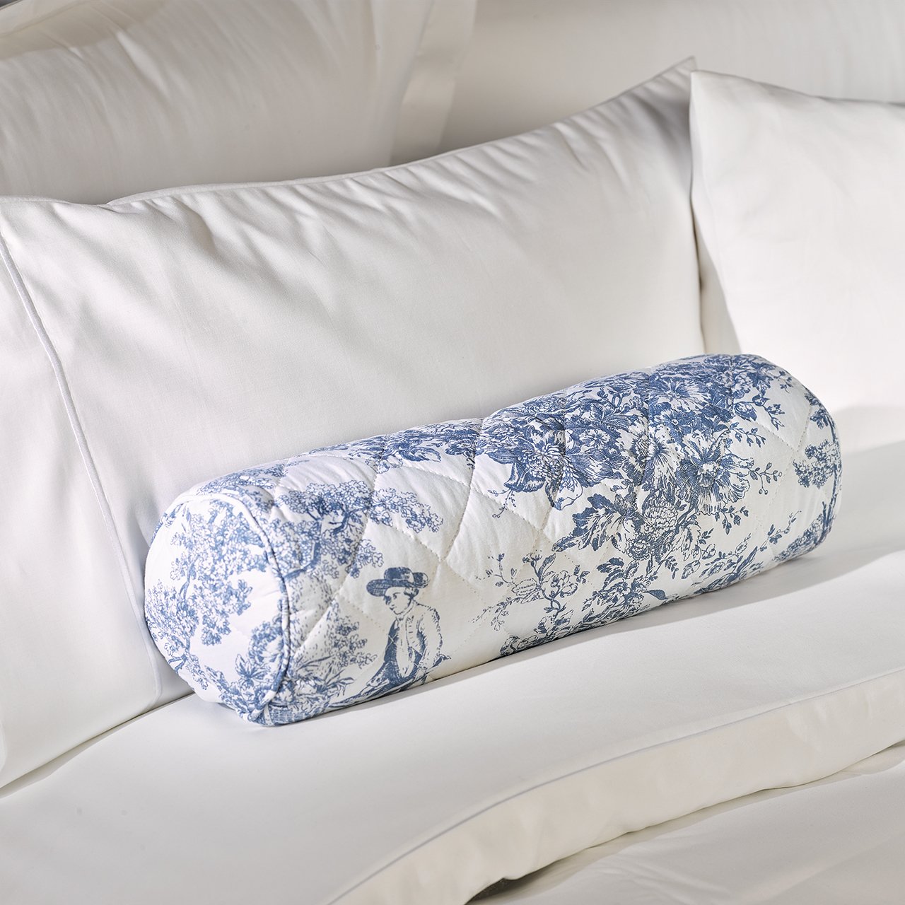 Toile de Jouy Bolster